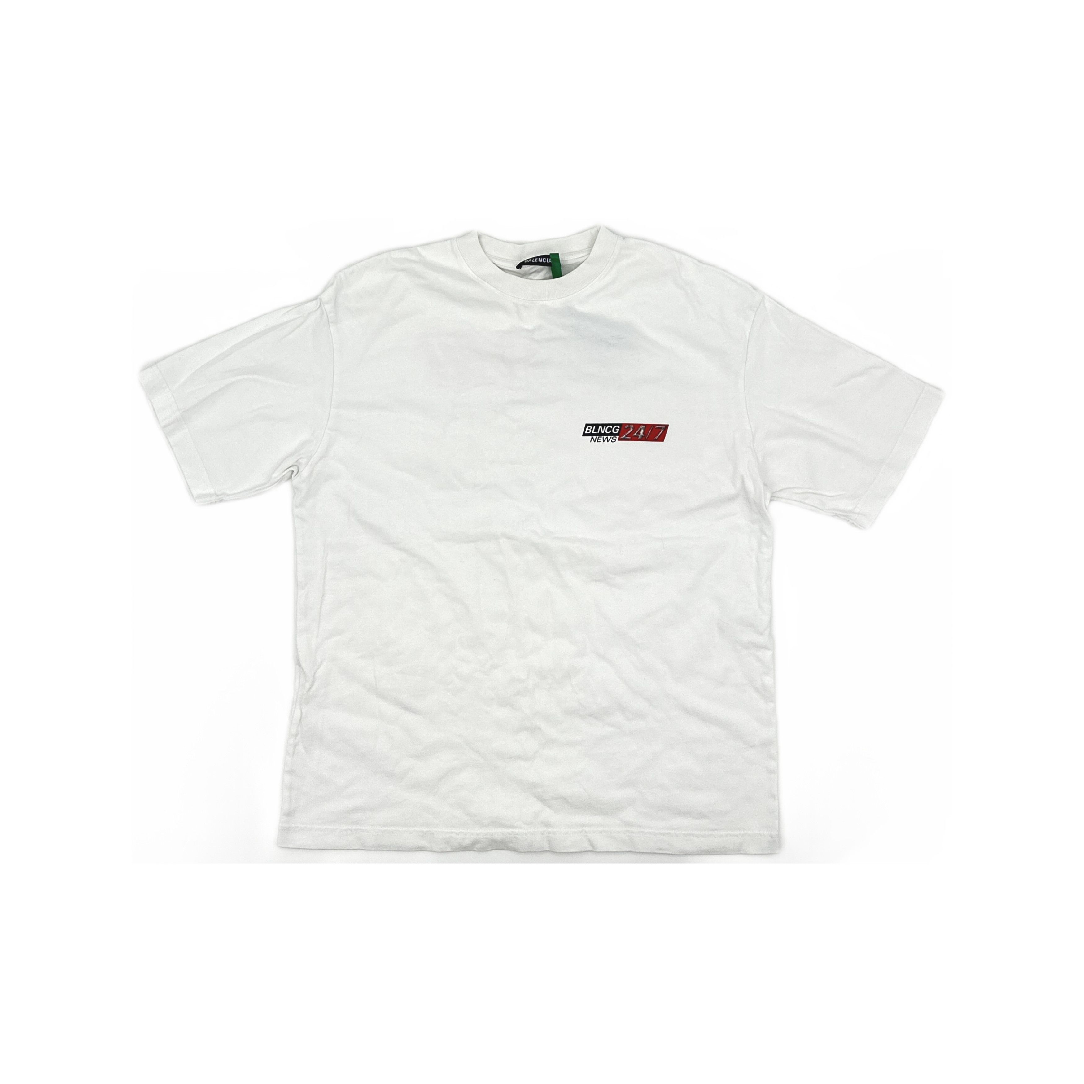 Balenciaga Balenciaga 24/7 News Graphic T-Shirt Size S Size US S / EU 44-46 / 1 - 1 Thumbnail