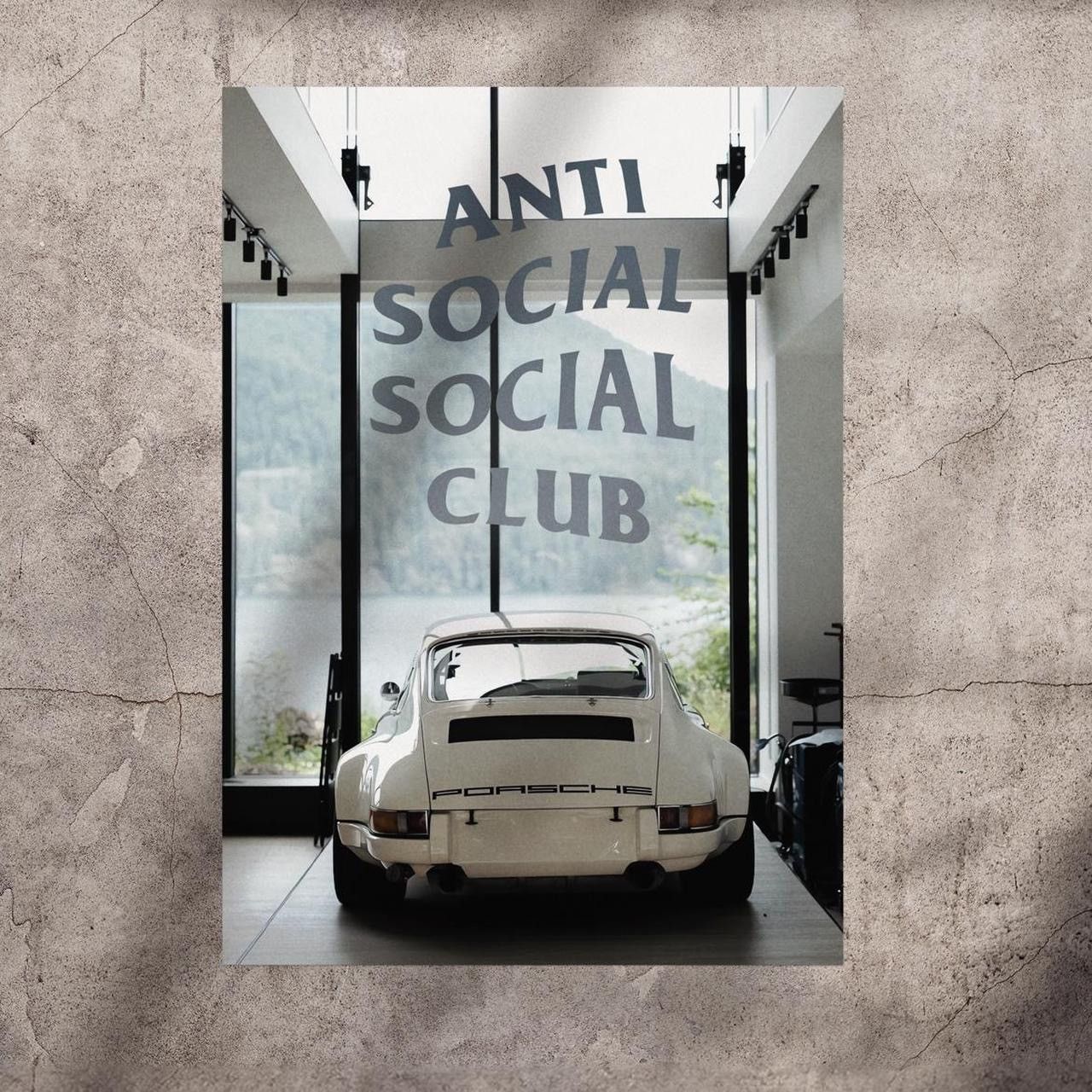 Other Anti Social Club Porsche 911 Poster Size ONE SIZE - 1 Thumbnail