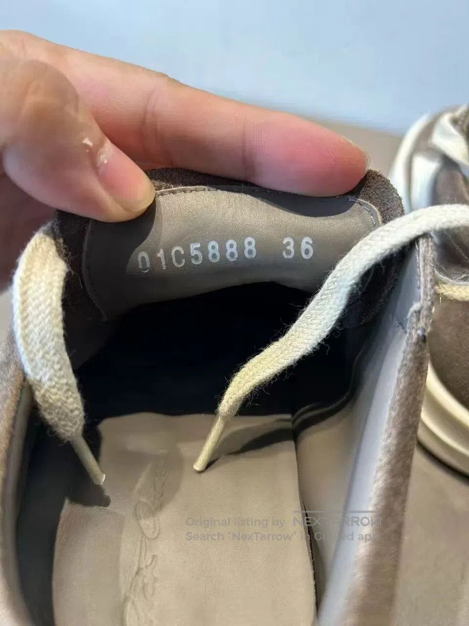 Rick Owens Rick Owens Brown Suede Sneakers Size 36. Size US 5.5 / EU 38 - 5 Thumbnail
