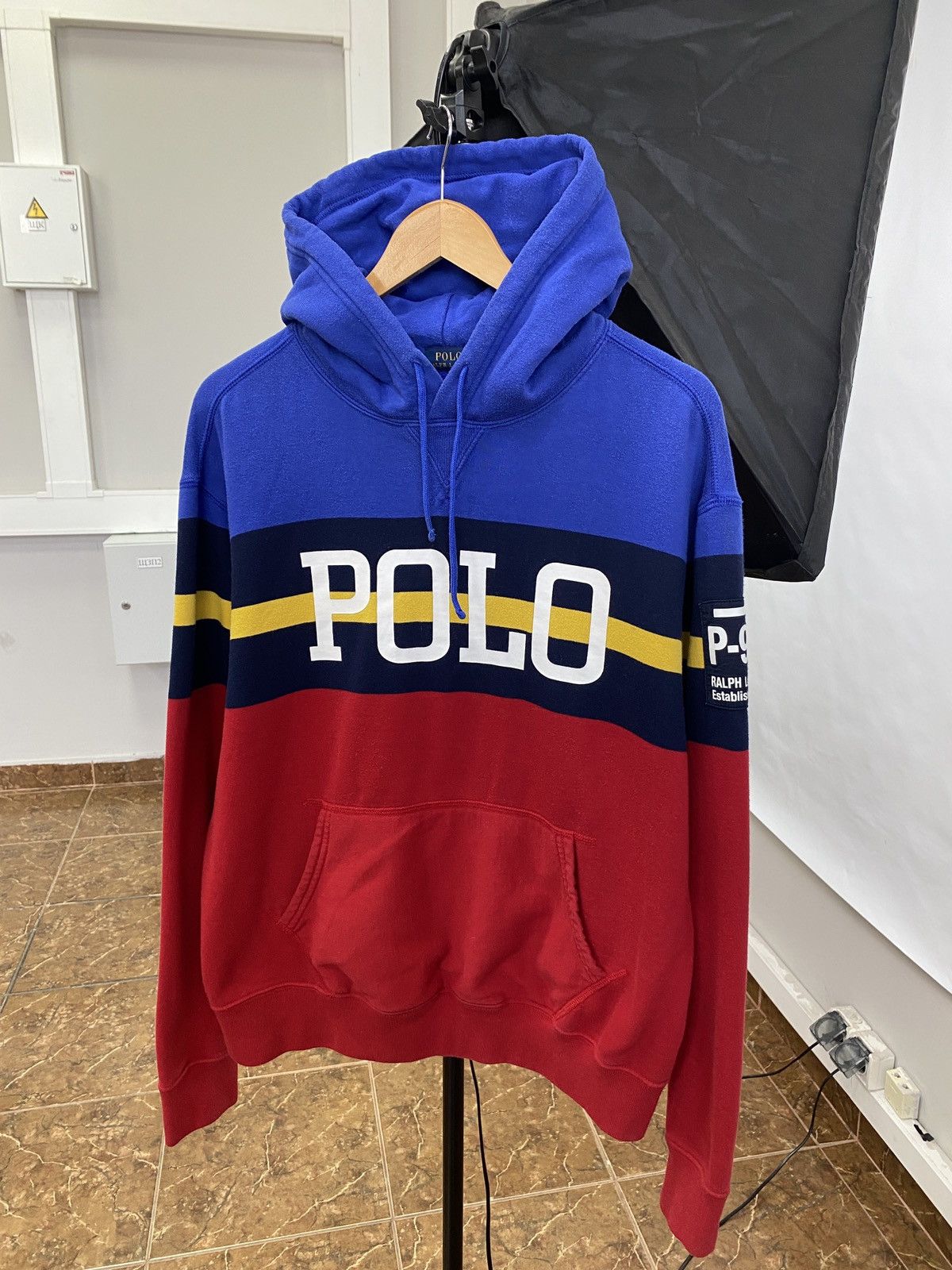 Polo Ralph Lauren 🇺🇸 Vintage Ralph Lauren P-93 Established 67 Hoodie Rare Y2K Size US M / EU 48-50 / 2 - 1 Thumbnail