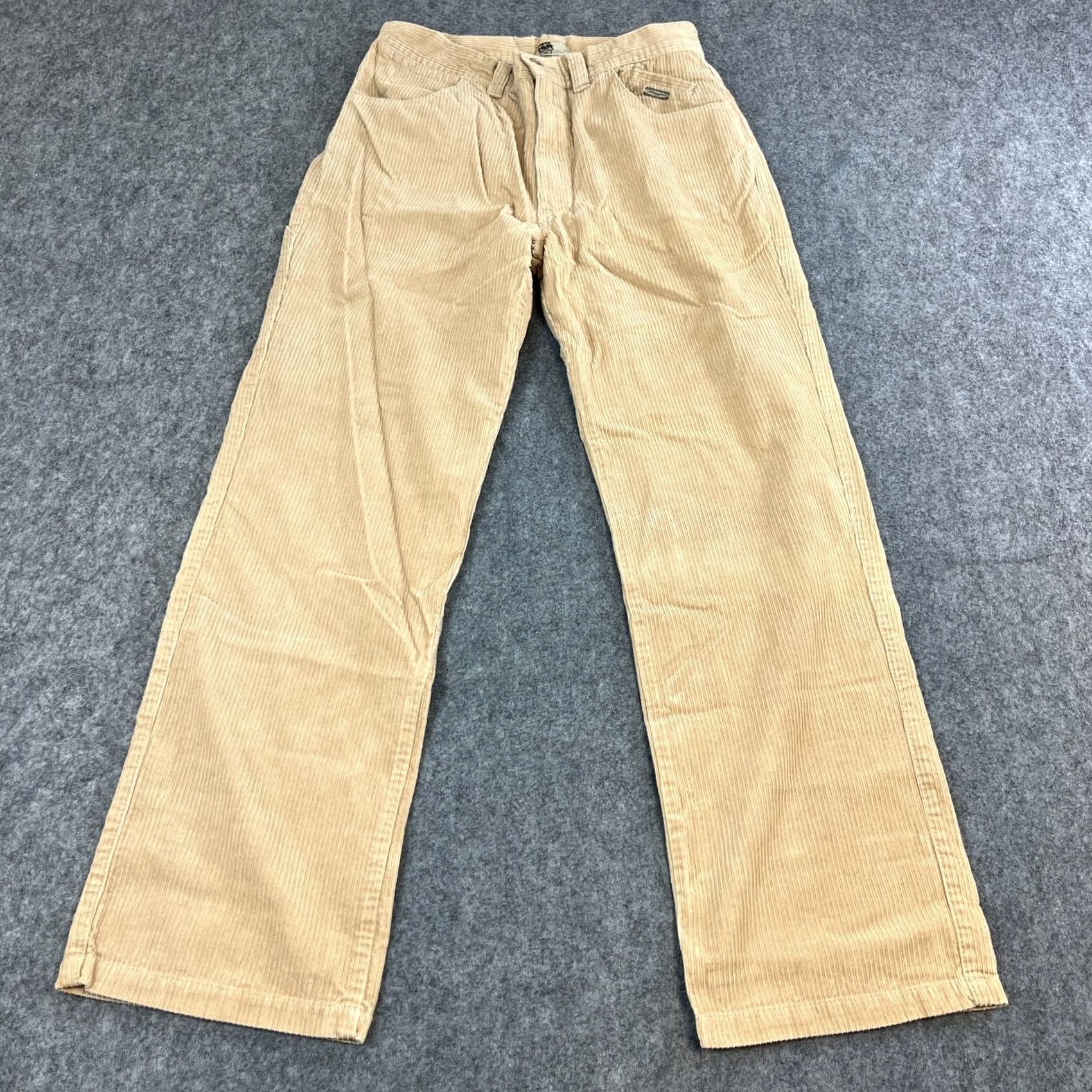 Vintage GUL Mens Corduroy Jeans Relaxed Straight Loose Baggy 30 30 Beige Vintage Skater Jeans Mens Beige 30 Regular Fit Mens Size US 30 / EU 46 - 2 Thumbnail