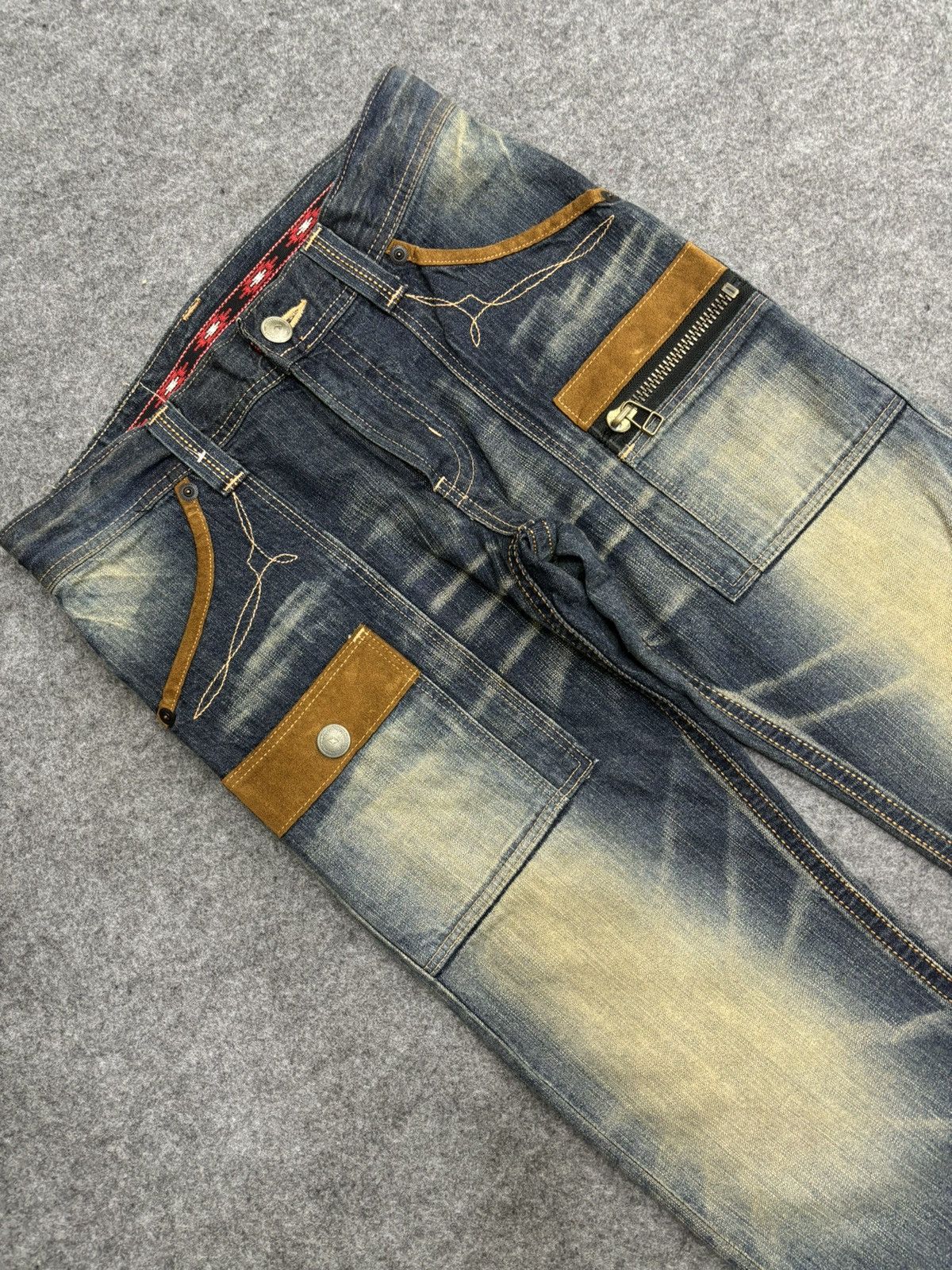Edwin 💥Bush Denim💥Sick 90s Style Rust Wash Edwin Bush Denim F520 Size US 31 - 8 Thumbnail