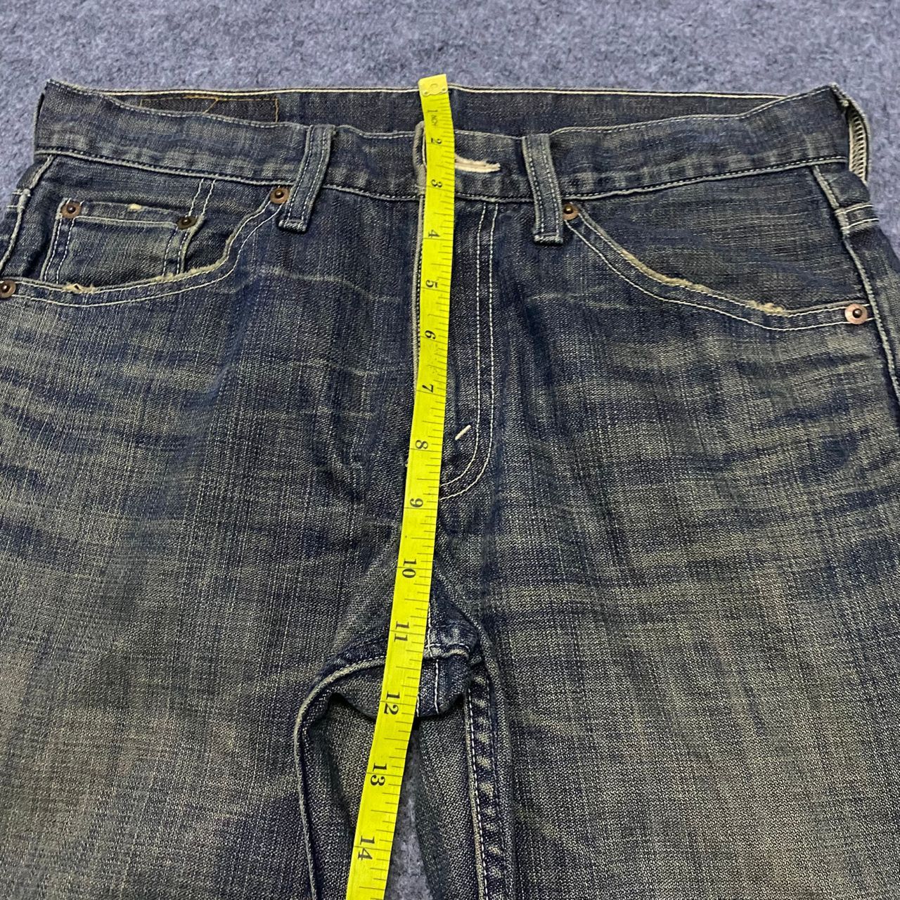 If Six Was Nine 💥Flare💥Vintage Levis Distressed Denim Size US 31 - 4 Thumbnail