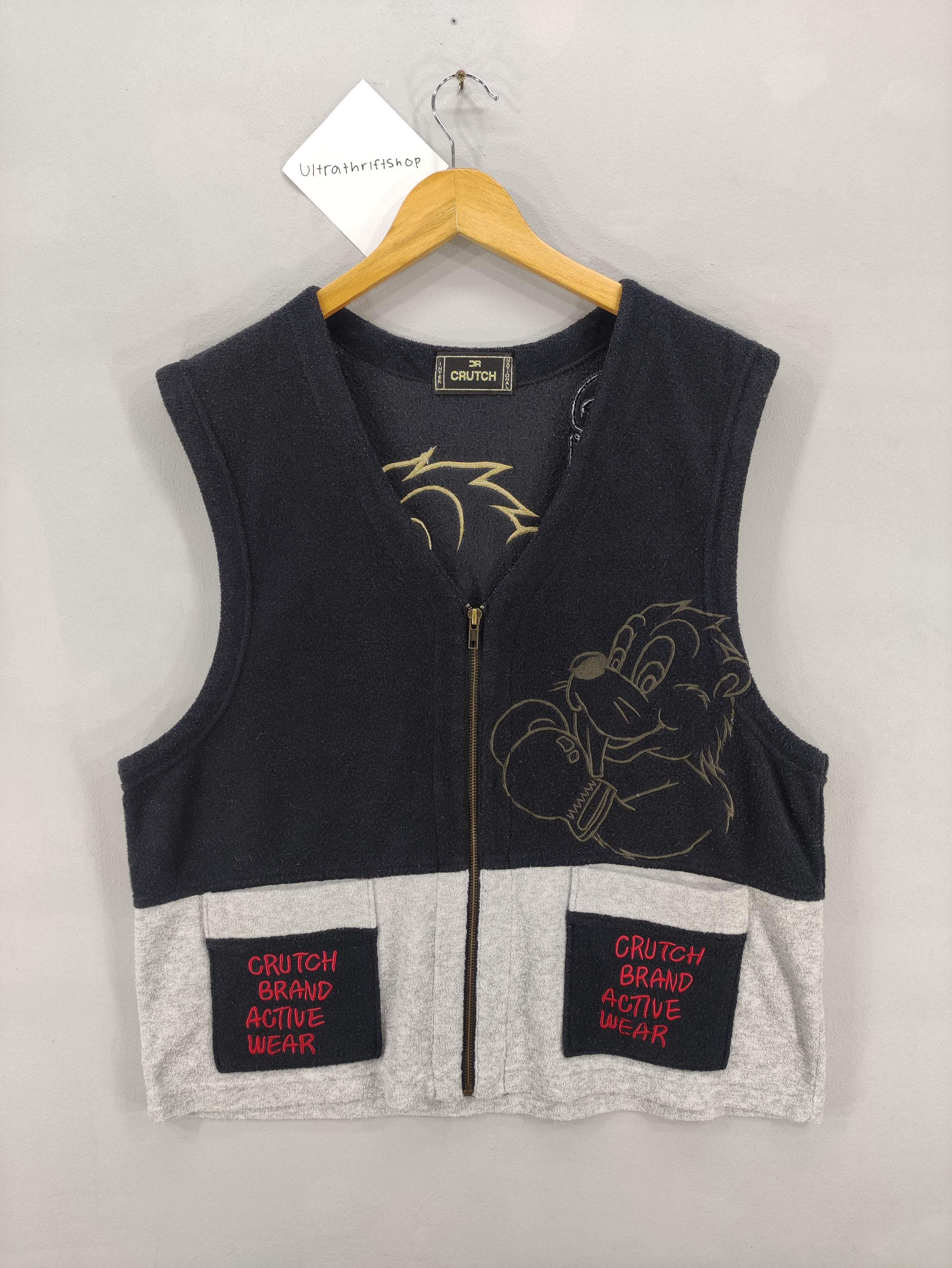 Japanese Brand Vintage Vest Embroidered Logo By Crutch Size US M / EU 48-50 / 2 - 1 Thumbnail