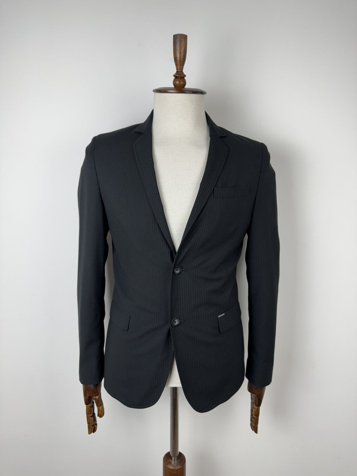 Diesel Diesel Superior Protection Two Piece Striped Blazer size 46 Size 46S - 1 Thumbnail