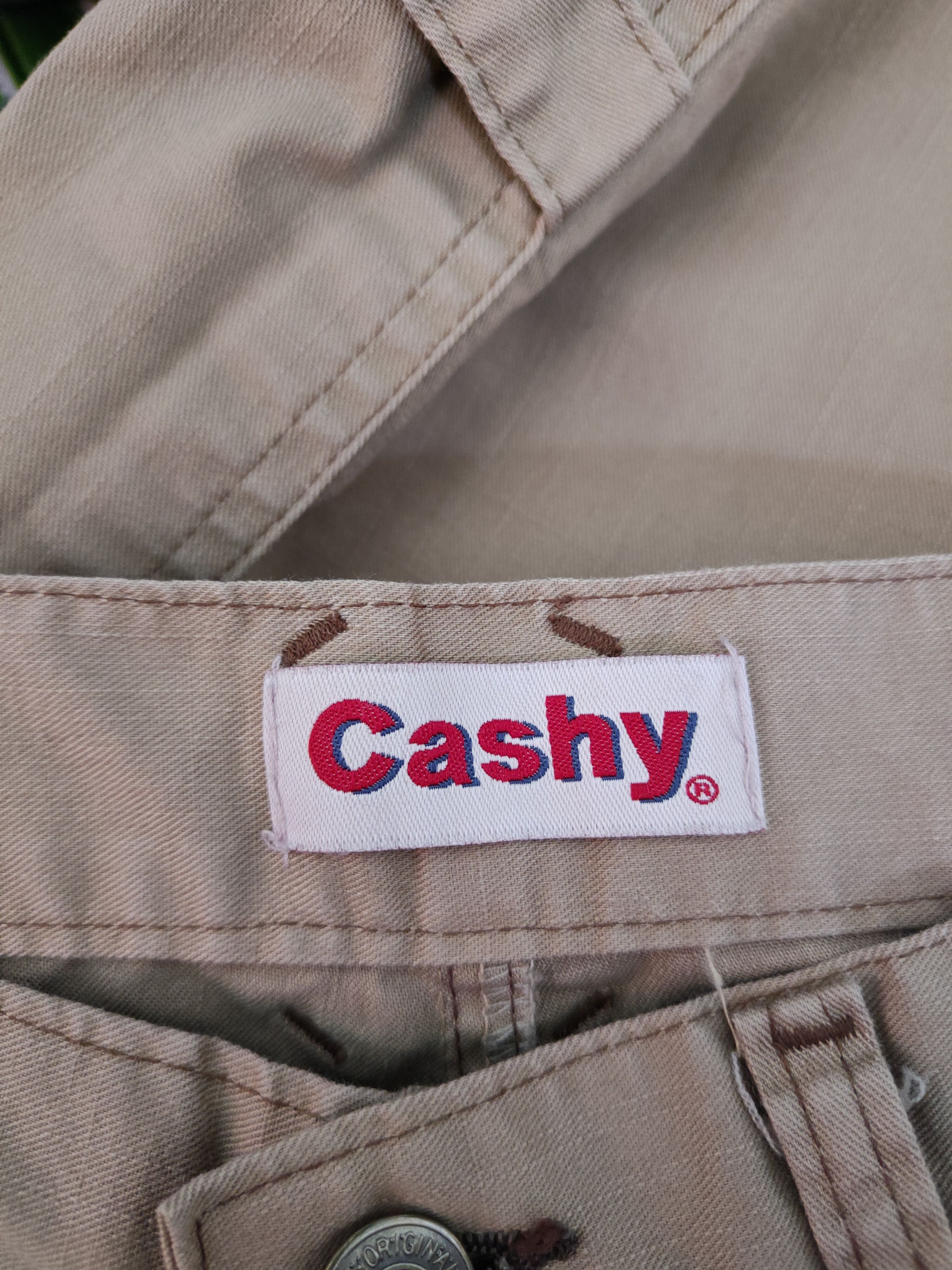 Japanese Brand Cashy Beige Multipocket Tactical Cargo Pants #S1259 Size 28" / US 6 / IT 42 - 14 Thumbnail