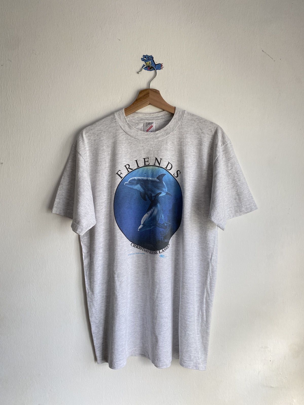 Vintage Vintage 90s Christian Riese Lassen Art Tee Size US L / EU 52-54 / 3 - 1 Thumbnail