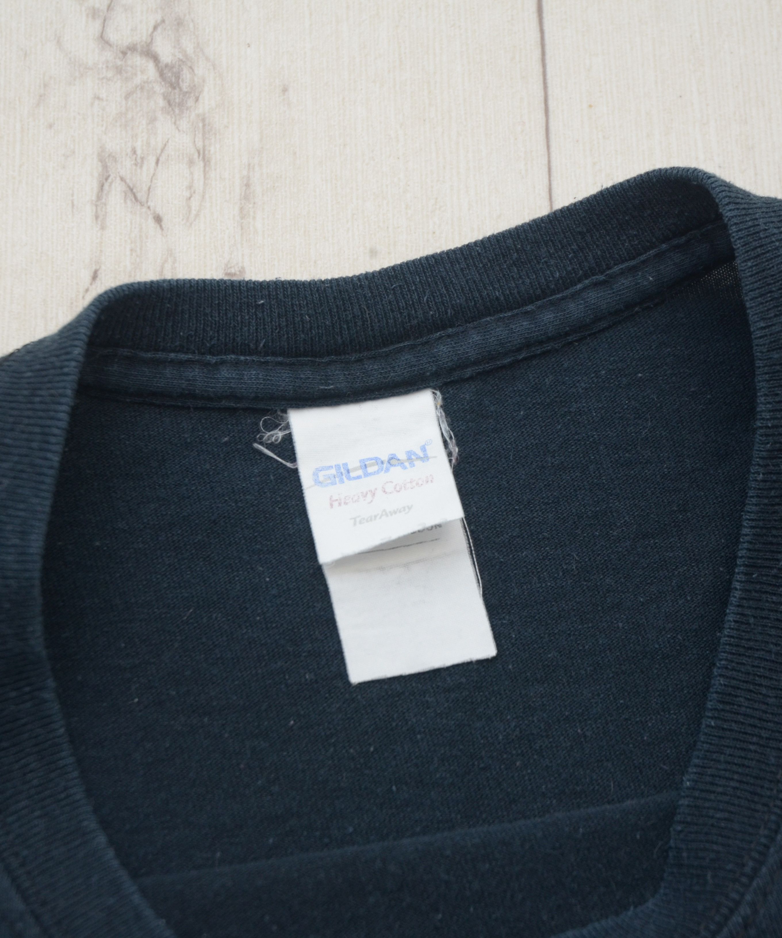 Gildan × Vintage Vintage Red Sauce Brown Sauce No Sauce at all T-Shirt Black Size US L / EU 52-54 / 3 - 8 Thumbnail