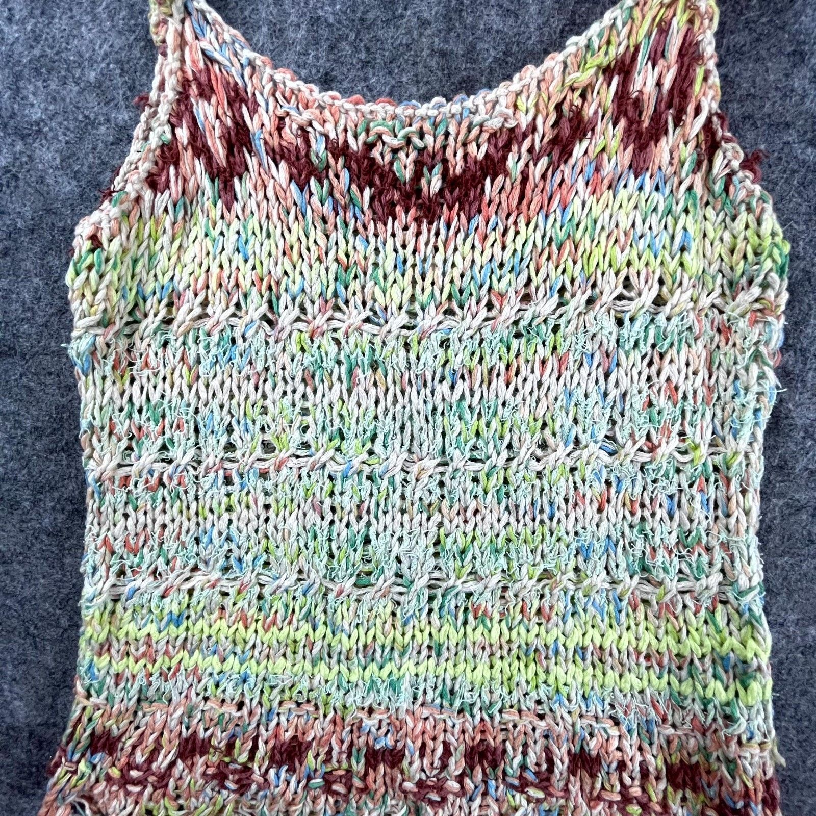 Free People Free People Palmetto Tank Womens Small Crochet Candied Dream Size S / US 4 / IT 40 - 2 Thumbnail