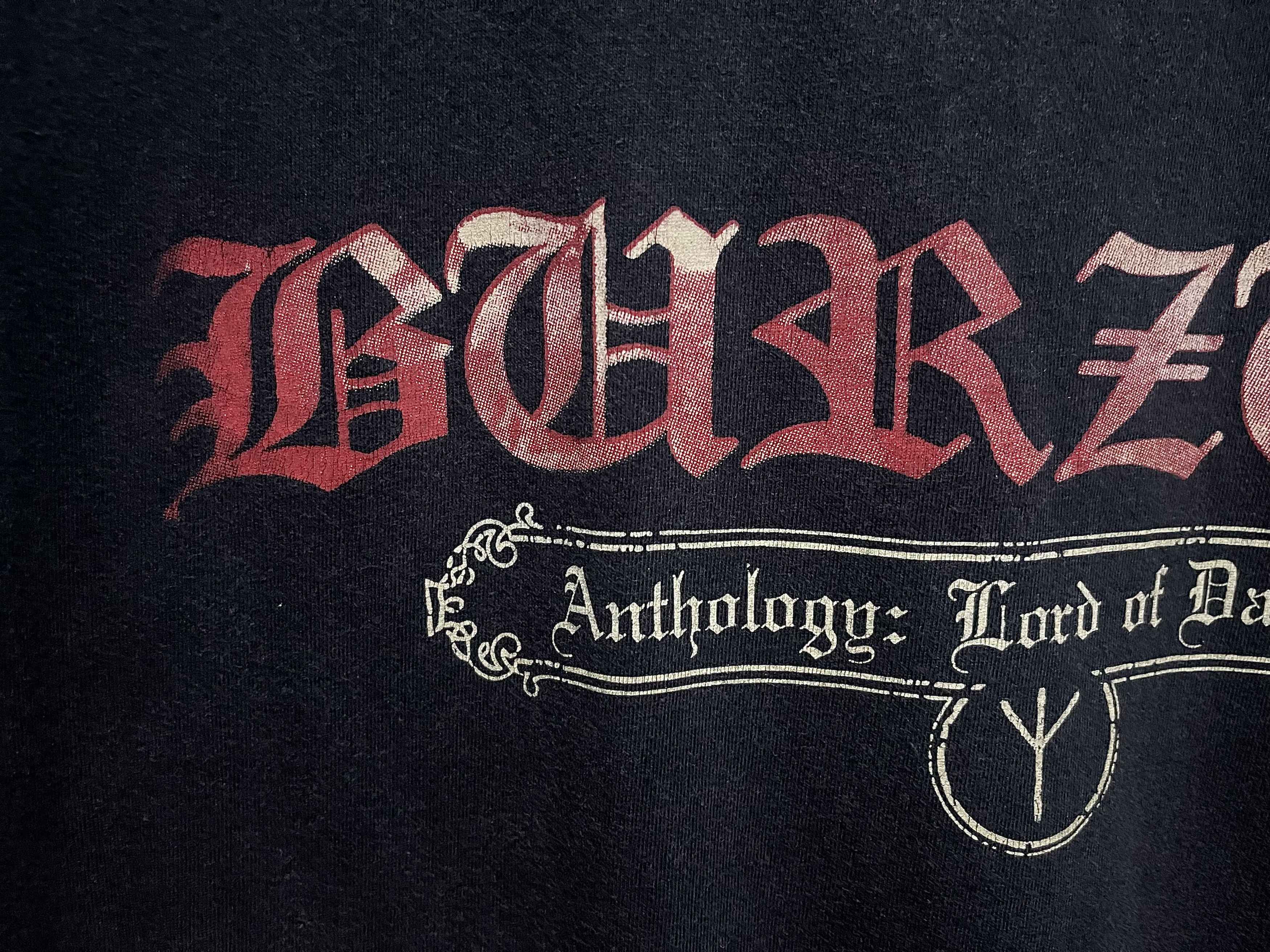 Band Tees Burzum Bathory Mayhem Darkthrone Immortal Gorgoroth Size US L / EU 52-54 / 3 - 13 Thumbnail