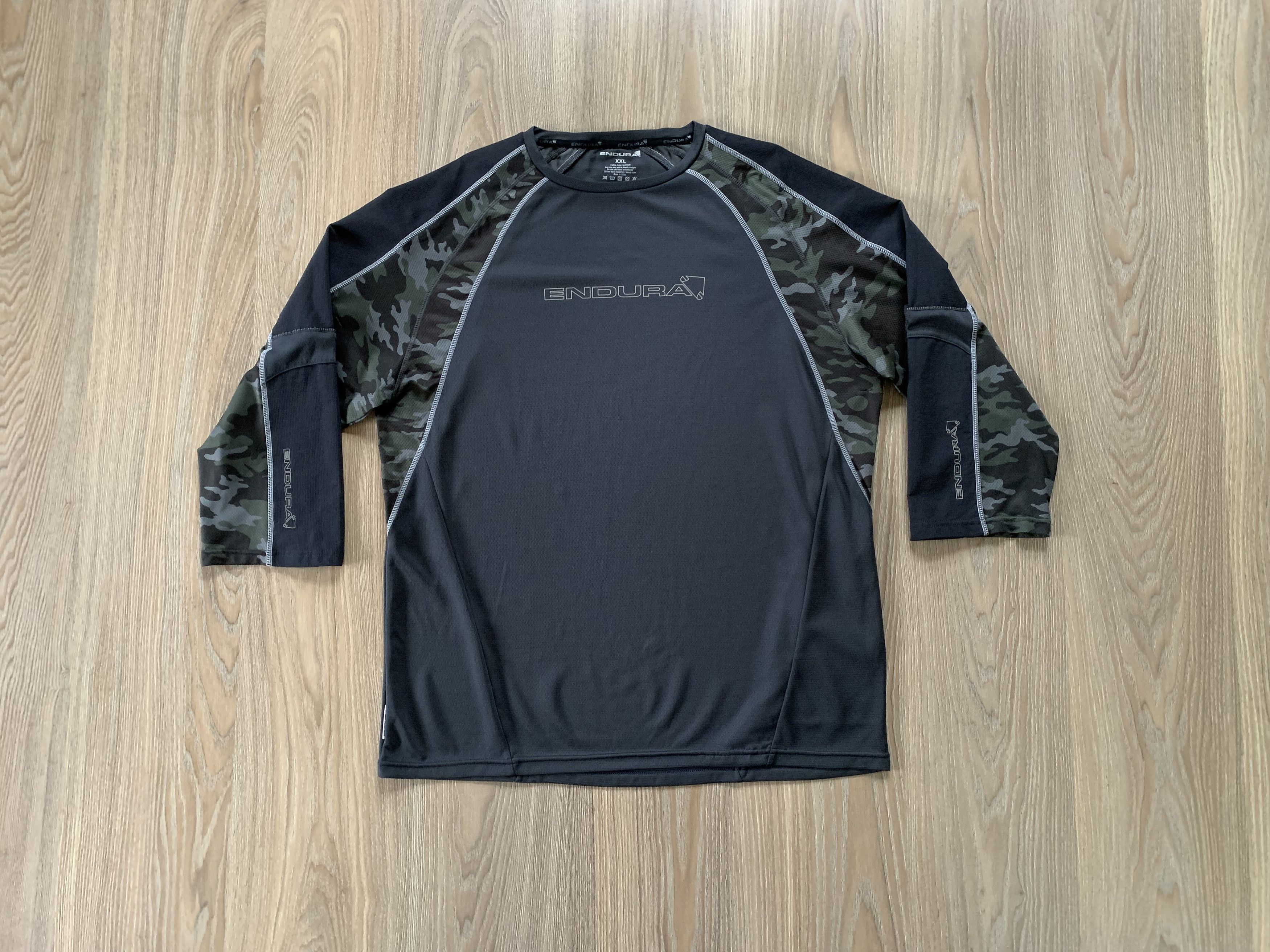 image of Cycle x Endura Mt500 Burner Lite 3/4 Sleeve Jersey in Grey, Men's (Size 2XL)