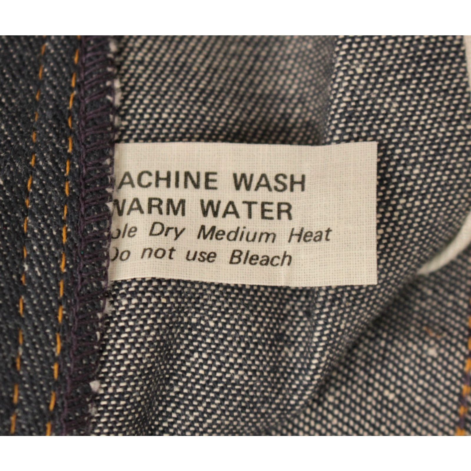 Vintage VINTAGE Stephens Jeans Flare 31x34.5 70s NOS 1970s Blue Cotton Cotton Original Jeans Mens Size US 31 - 5 Thumbnail