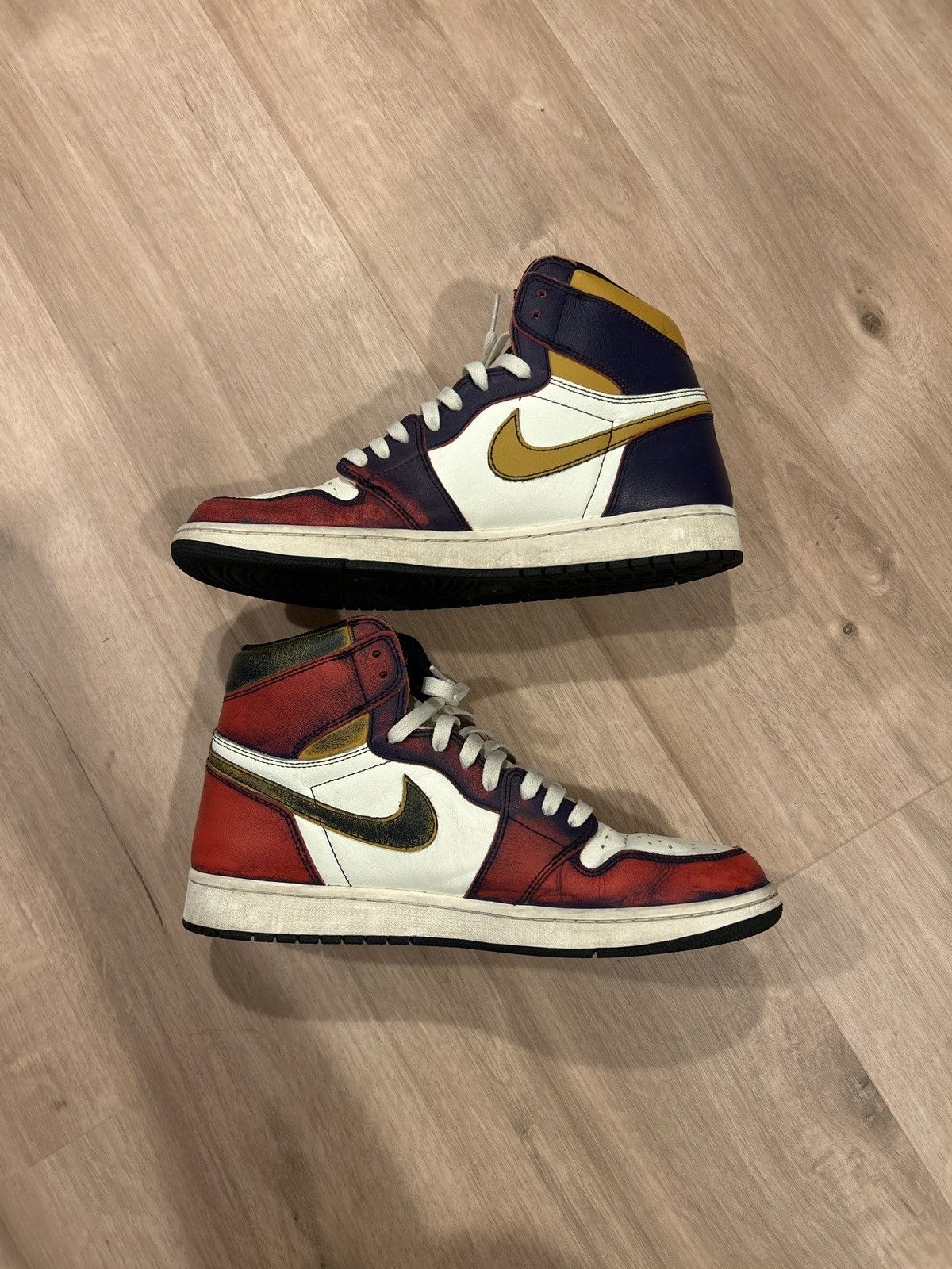 Nike Air Jordan 1 OG High “LA to Chicago” Size US 12 / EU 45 - 2 Thumbnail