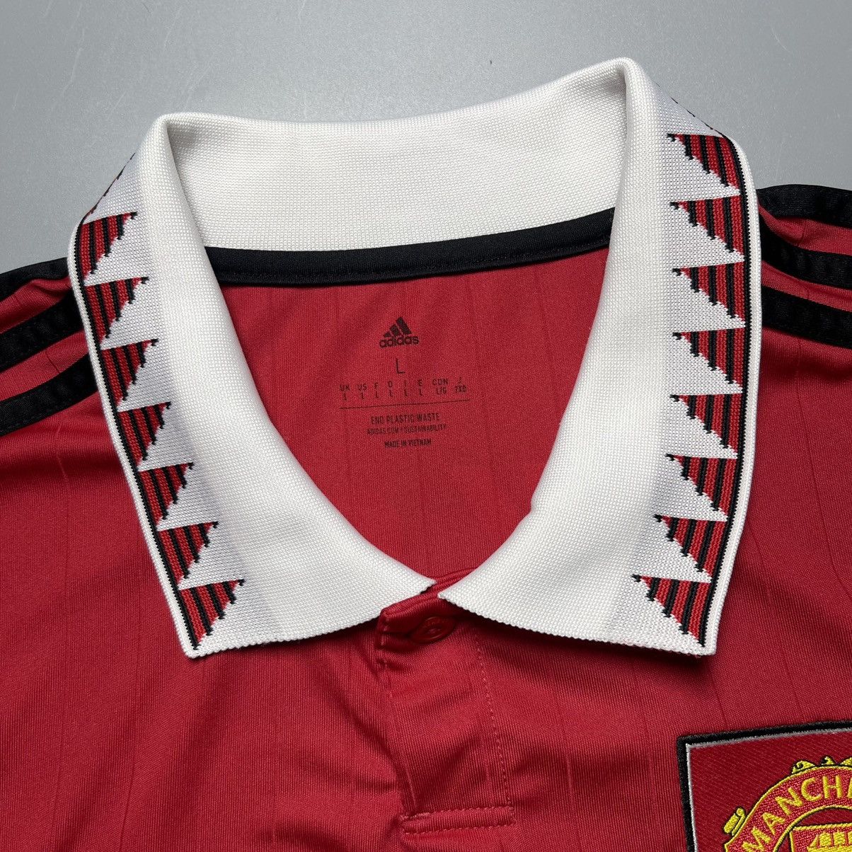 Vintage MAN UNITED ADIDAS 2022/2023 SOCCER HOME JERSEY #14 ERIKSEN Size US L / EU 52-54 / 3 - 5 Thumbnail