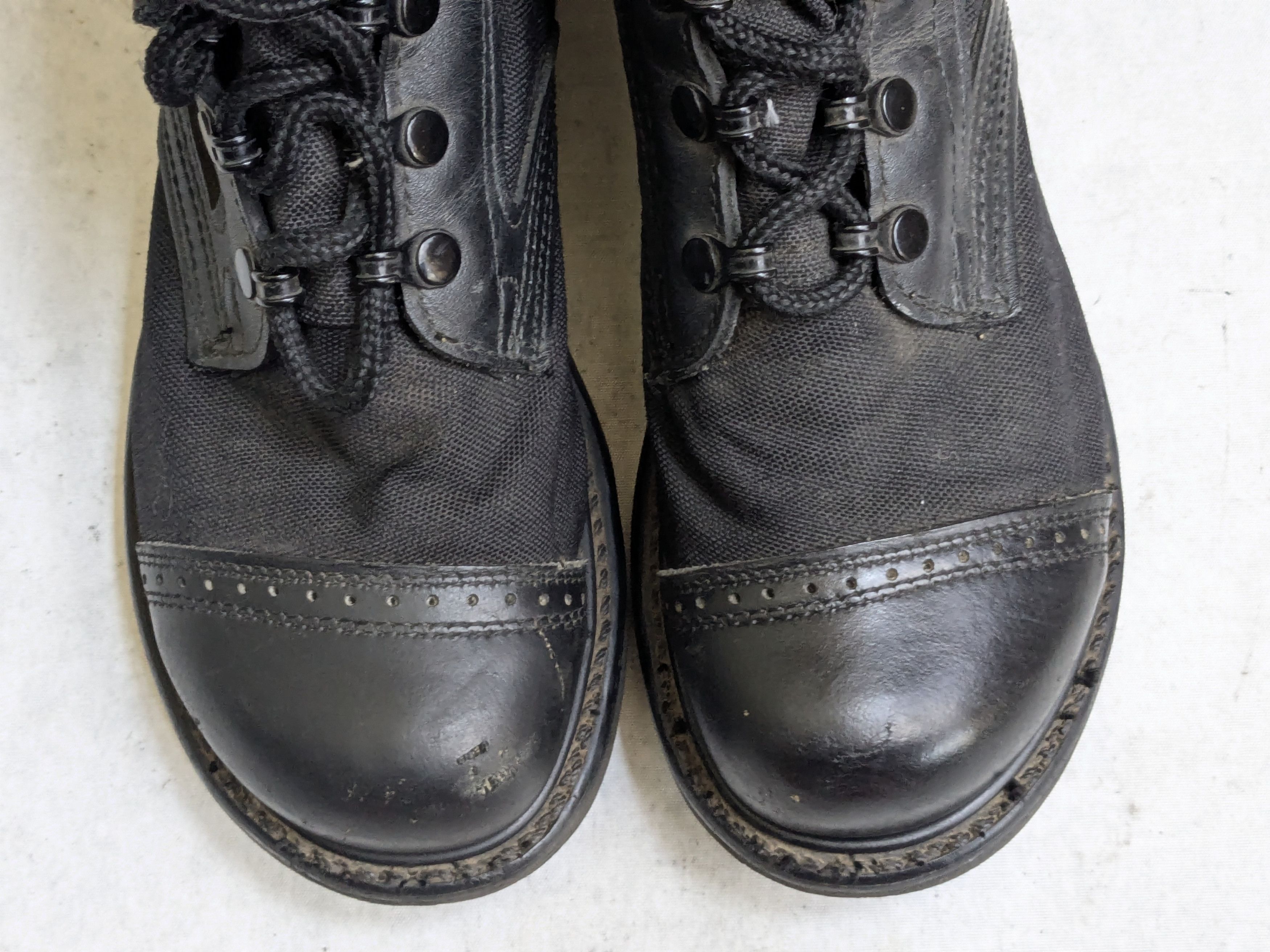 Corcoran Corcoran Combat Boots Black 7 Leather Lace Up USA Size US 7 / EU 40 - 4 Thumbnail