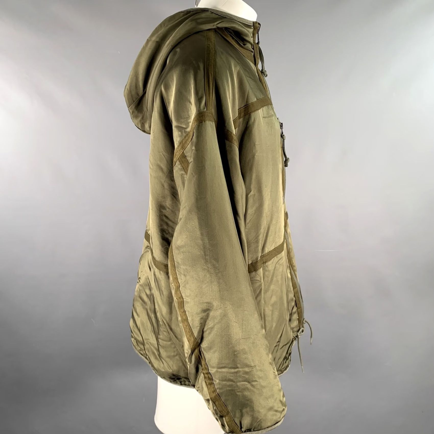 Visvim VISVIM Olive Mixed Materials Rayon Wool Reversible Jacket M Mens Size US M / EU 48-50 / 2 - 4 Thumbnail