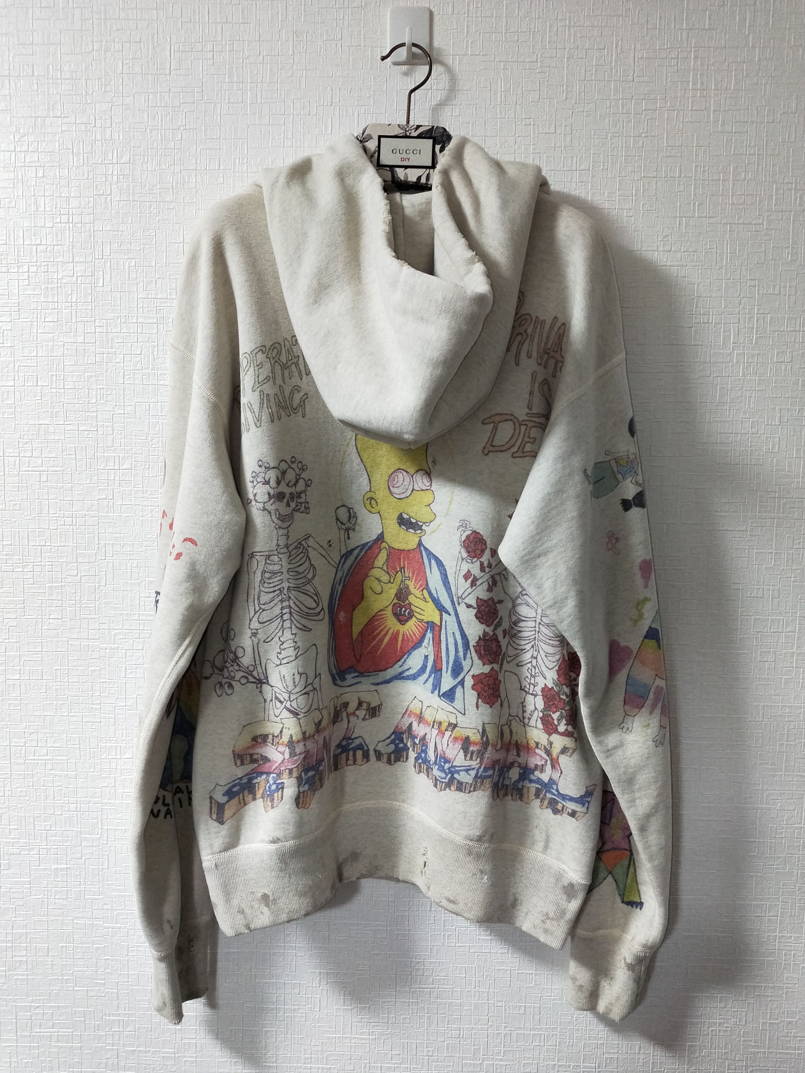 Saint Michael Graffiti Hoodie Size US M / EU 48-50 / 2 - 2 Thumbnail