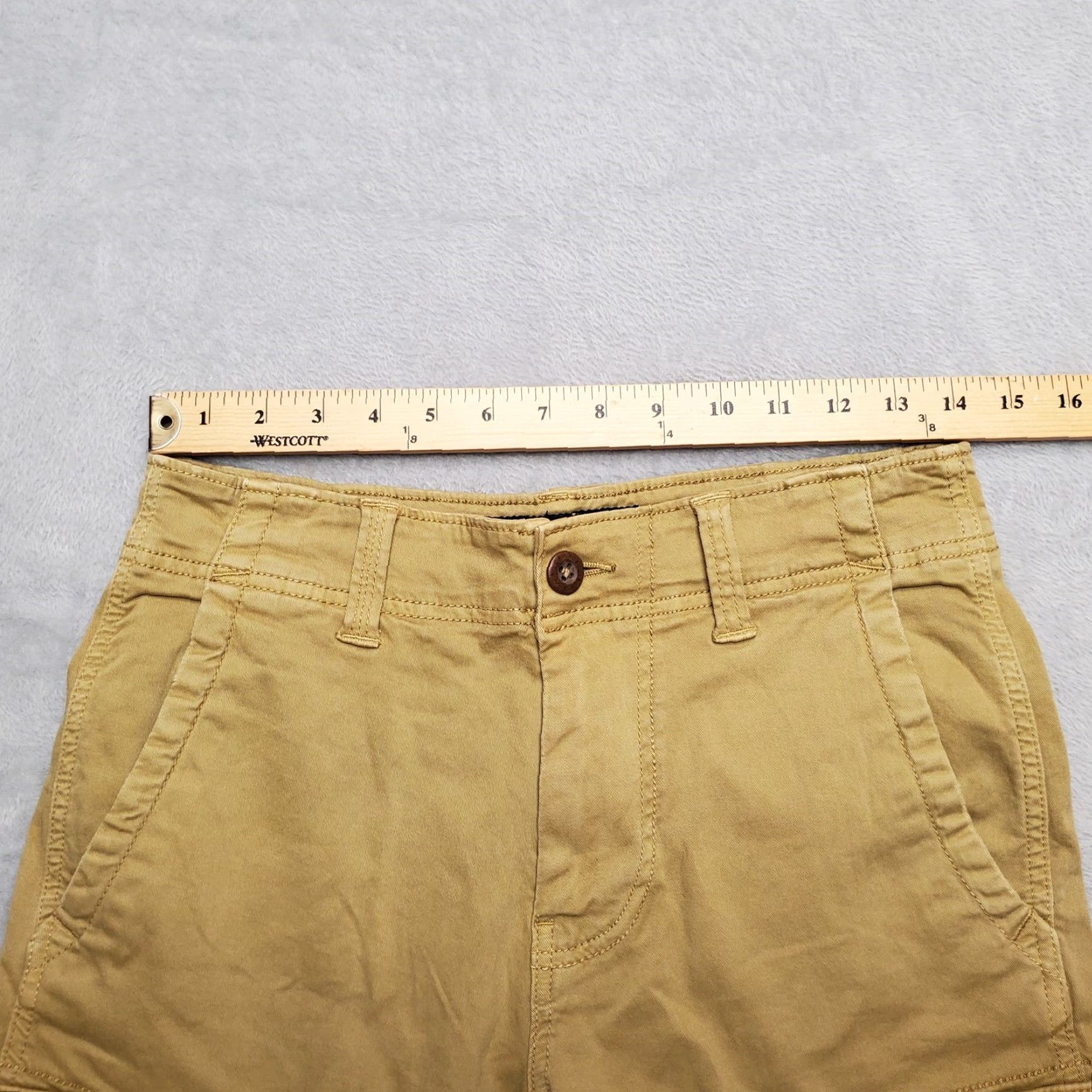 American Eagle Outfitters American Eagle Outfitters Shorts Men 28 Khaki Cargo Stretch Twill Outdoor Casual Size US 28 / EU 44 - 4 Thumbnail