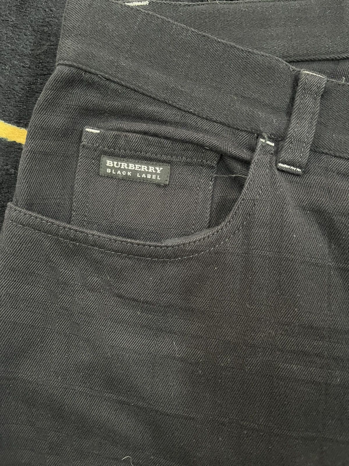 Black Label × Burberry × Burberry Prorsum Vintage Burberry Distinctive Pattern Batman Pocket Denim Size US 33 - 7 Thumbnail