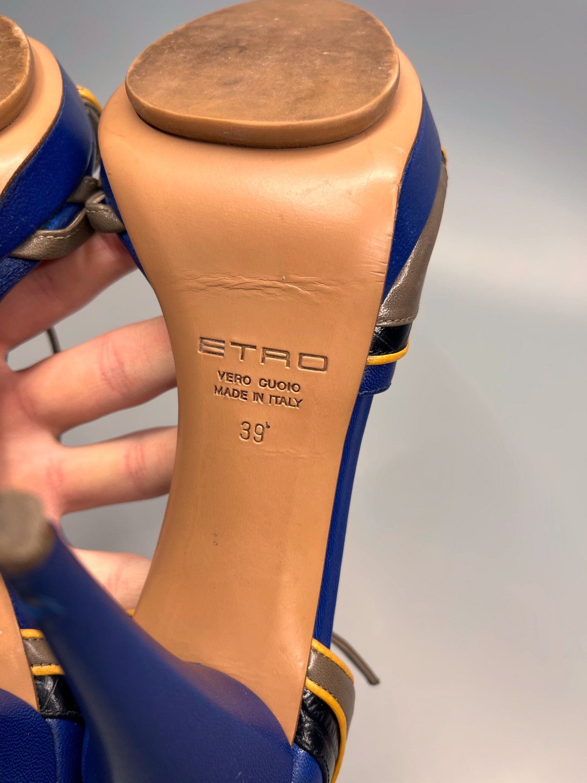Designer × Etro Etro Leather Heels Size US 9 / IT 39 - 7 Thumbnail