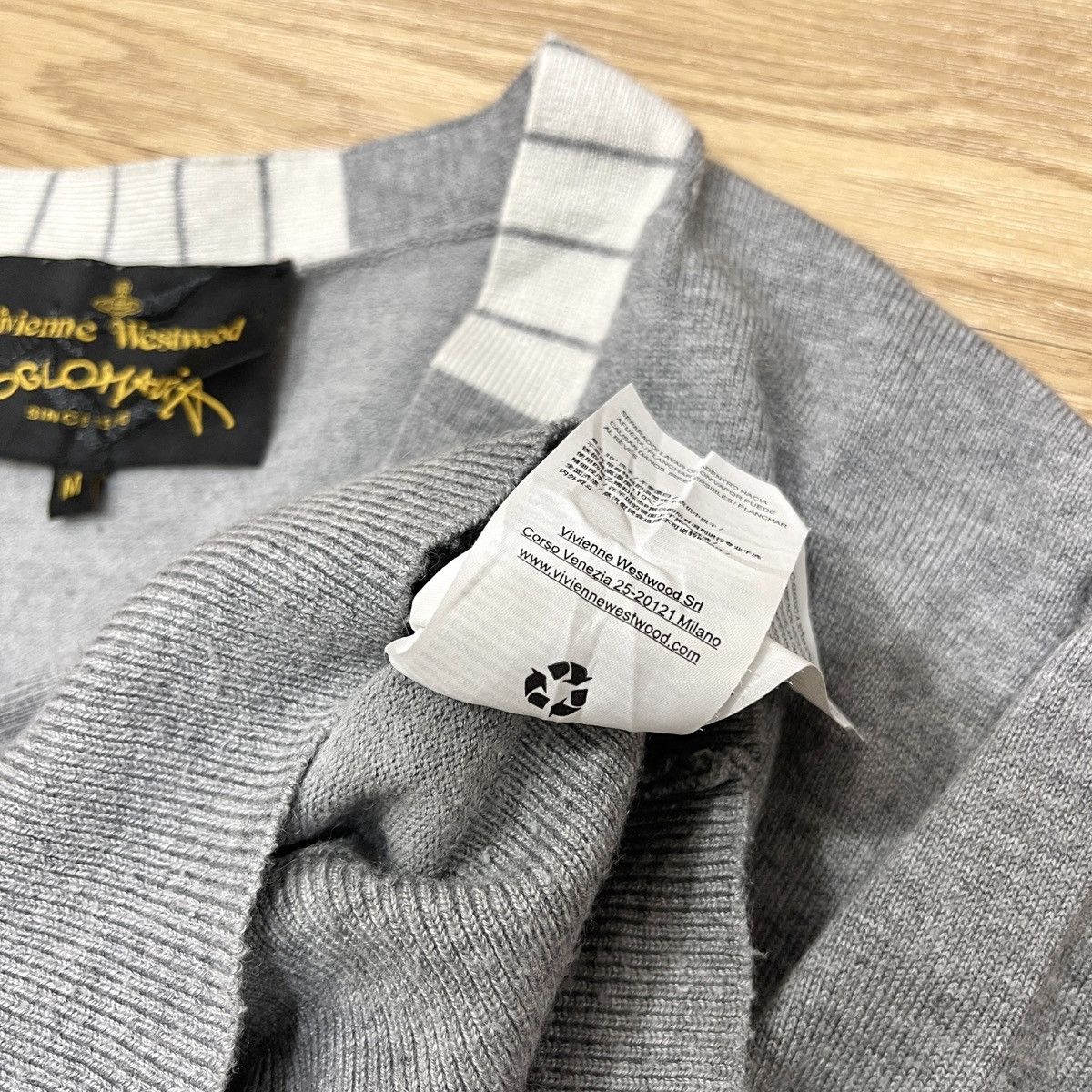 Vivienne Westwood Vivienne Westwood anglomania grey knitted Cardigan Size M / US 6-8 / IT 42-44 - 5 Thumbnail