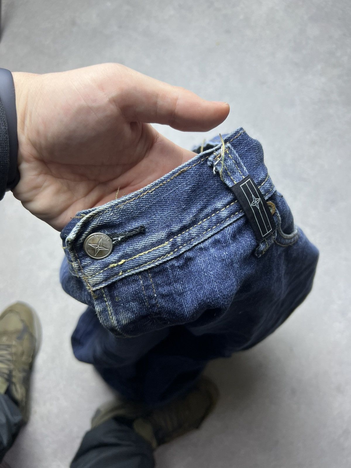 Massimo Osti Vintage Stone Island Jeans Denim Pants Rare S.I Denims Size US 38 / EU 54 - 14 Thumbnail