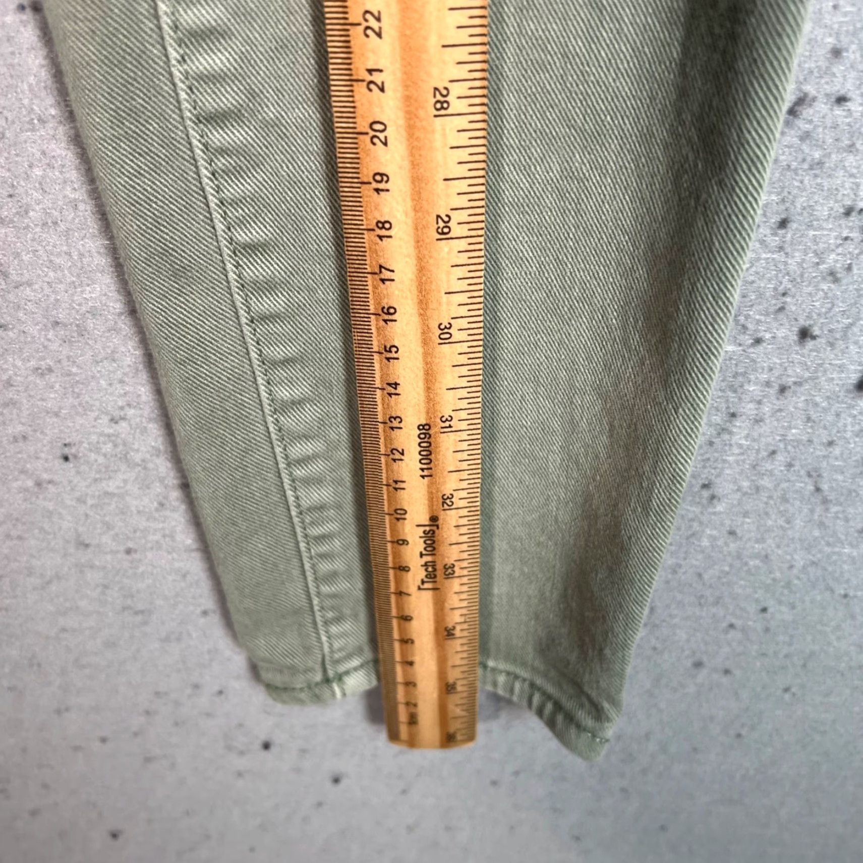 Gap Gap Jeans Skinny Olive Green Womens Size 25 Stretch Cotton Denim 5-Pocket Design Size 42" / US 20 - 6 Thumbnail