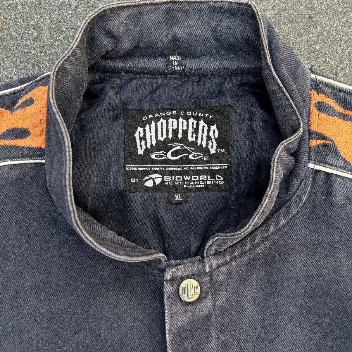 NASCAR × Vintage × West Coast Choppers Vintage Orange County Choppers Flaming Racing Jacket Size US L / EU 52-54 / 3 - 3 Thumbnail