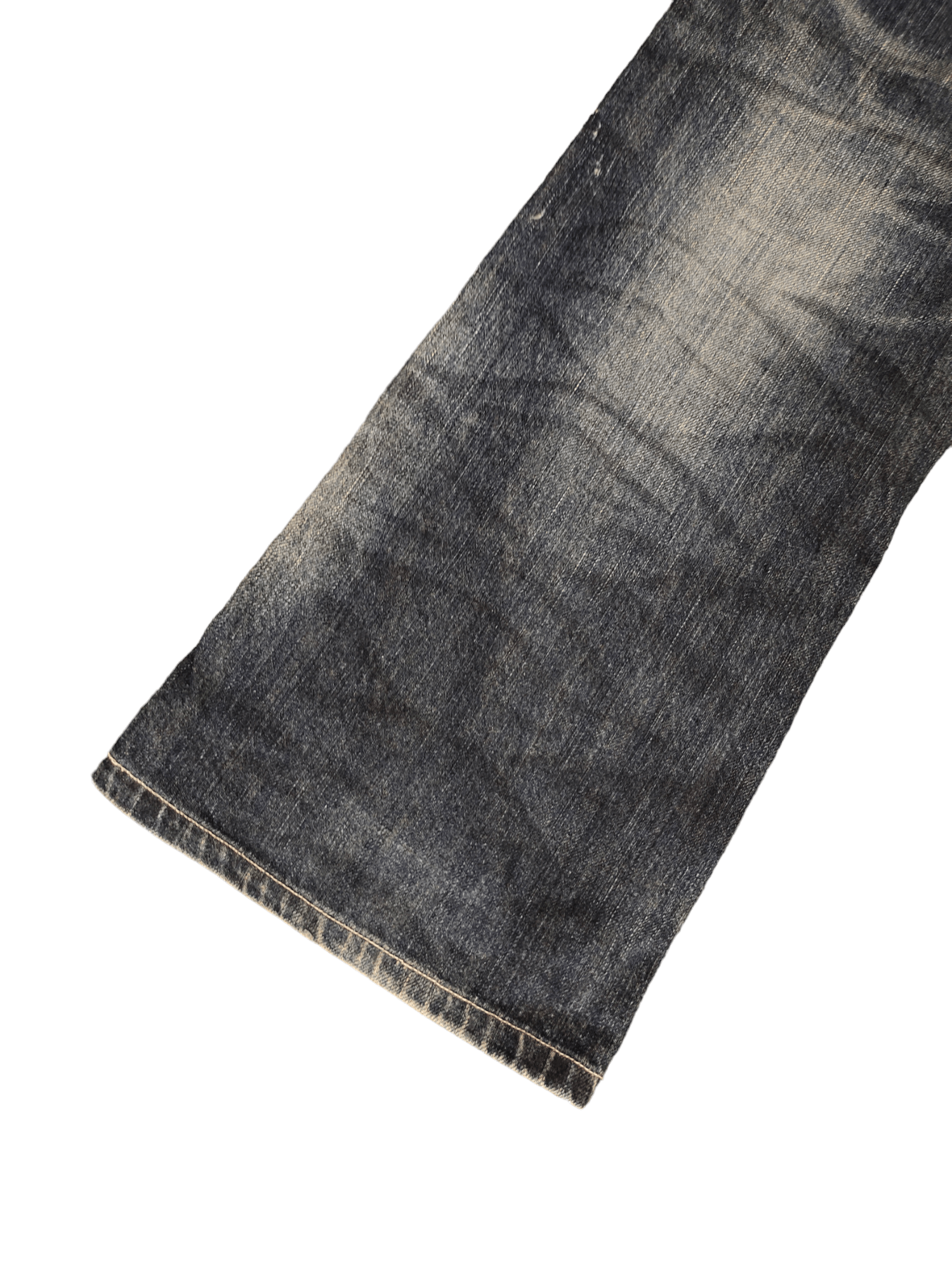 Kapital Flare Jeans Blue Way Clawmark Distress Faded Denim Bootcut Size US 32 / EU 48 - 19 Thumbnail