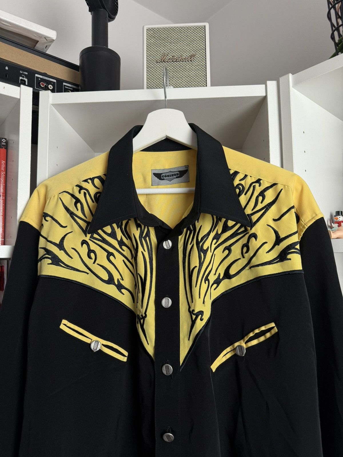 Cowboy Equipment × Vintage Vintage 90s western cowboy embroidered shirt XL texas retro Size US XL / EU 56 / 4 - 3 Thumbnail
