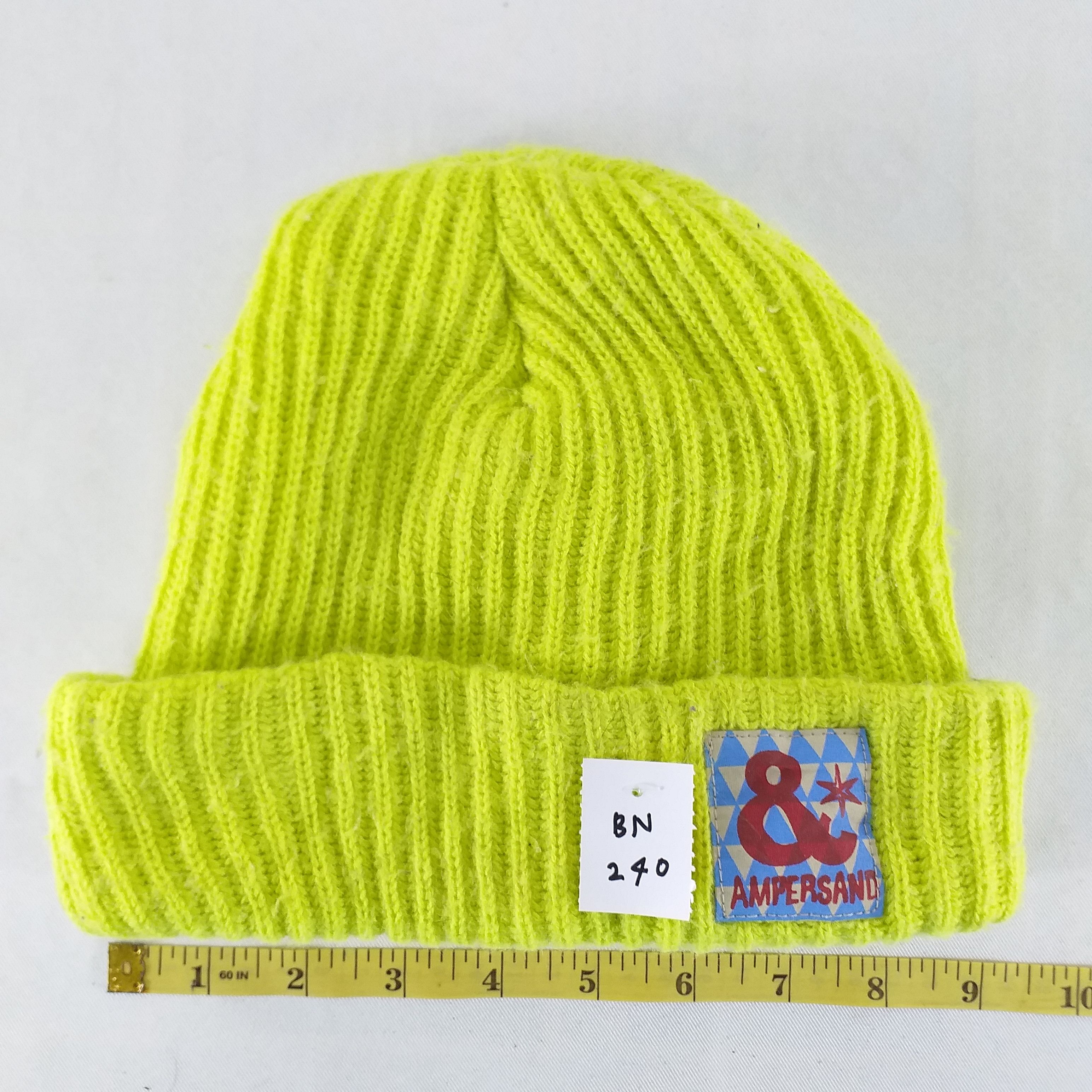 Japanese Brand Ampersand Plain Snow Cap Hat Beanie -BN240 Size ONE SIZE - 4 Thumbnail