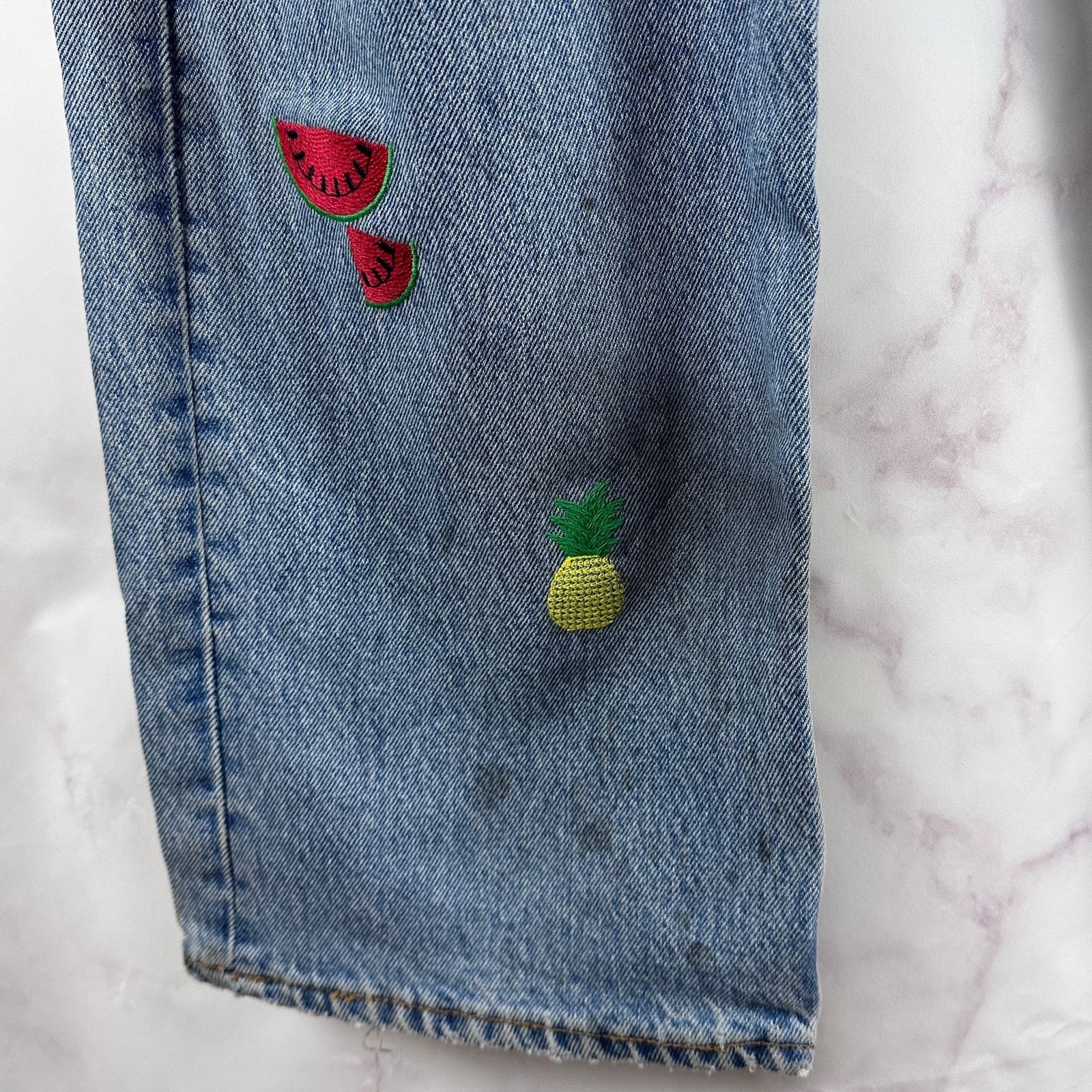 Levi's Sean Wotherspoon Vintage Reworked Fruit Denim Size US 38 / EU 54 - 4 Thumbnail