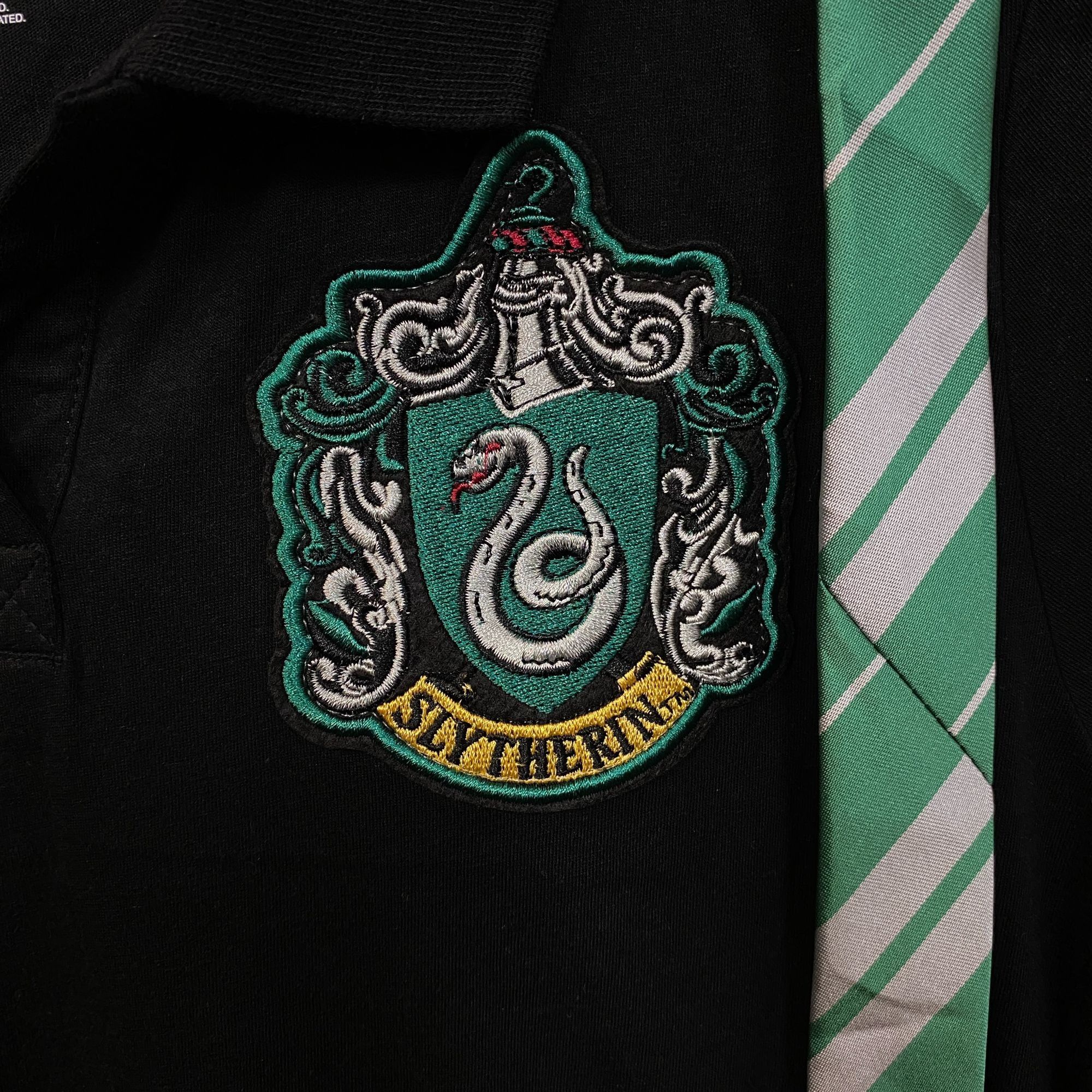 Warner Bros Harry Potter Slytherin Juniors Polo Shirt XL Size US XL / EU 56 / 4 - 3 Thumbnail