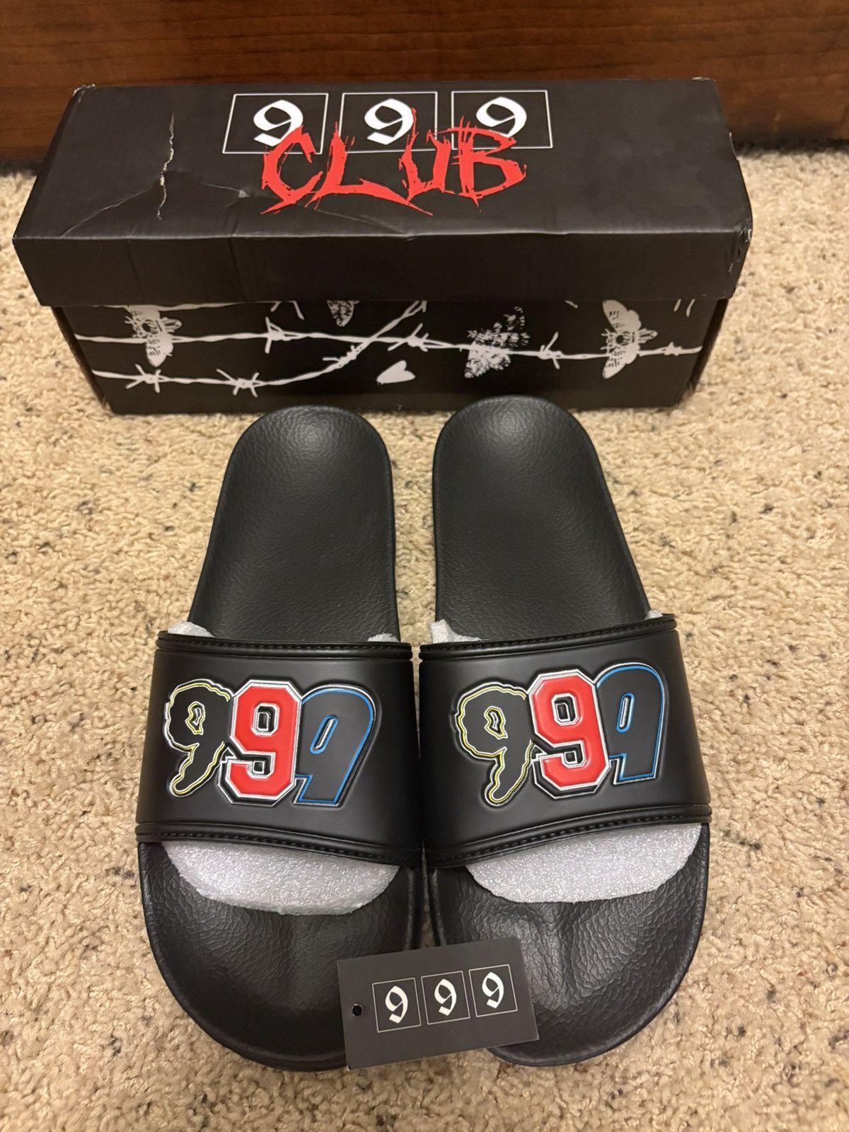 Other Juice WRLD Ransom 999 Shirt L + Slides 12 NEW w/ Box Size US L / EU 52-54 / 3 - 3 Thumbnail
