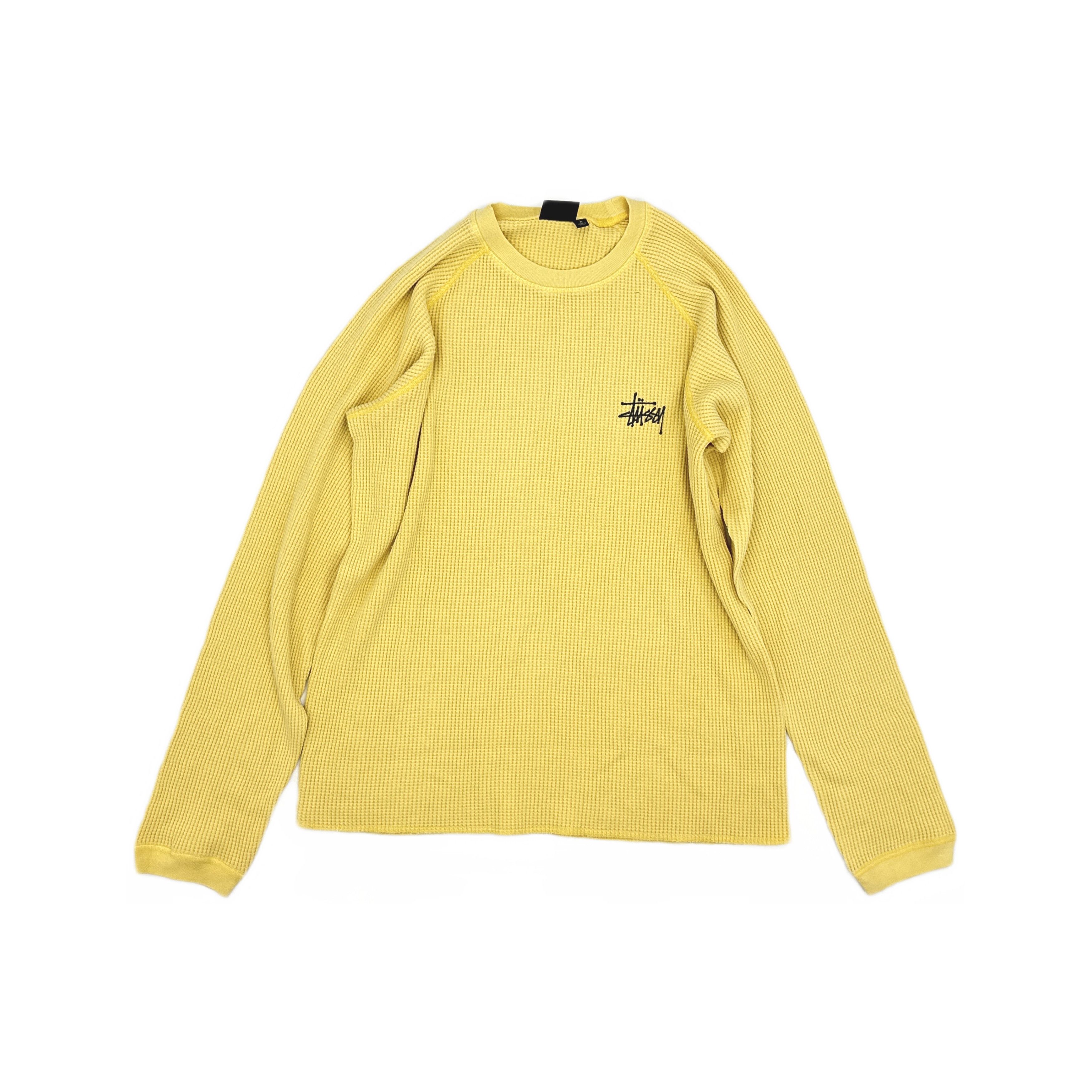 Stussy Stussy Discharged Plaid Waffle Crew size L | Grailed