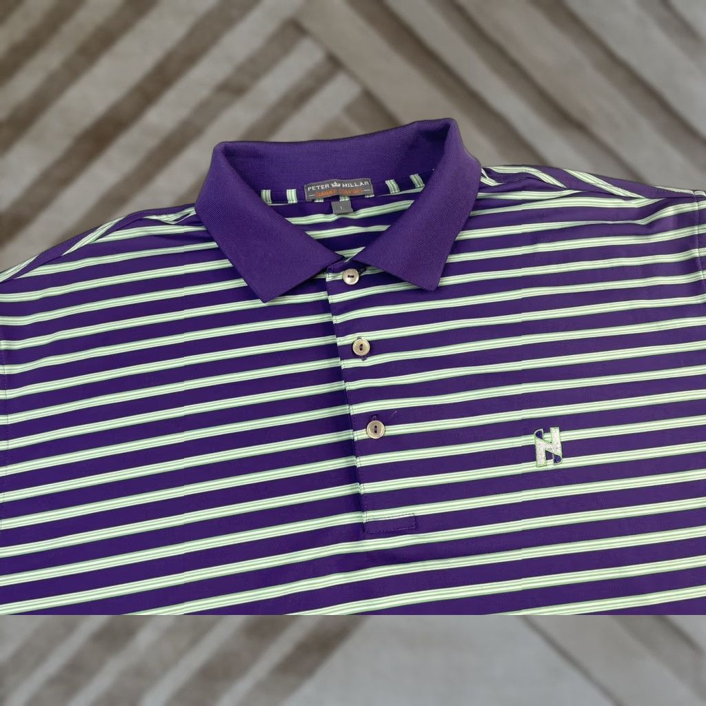 Peter Millar Peter Millar Summer Comfort Golf Polo Shirt Striped Mens Large Size US L / EU 52-54 / 3 - 1 Preview