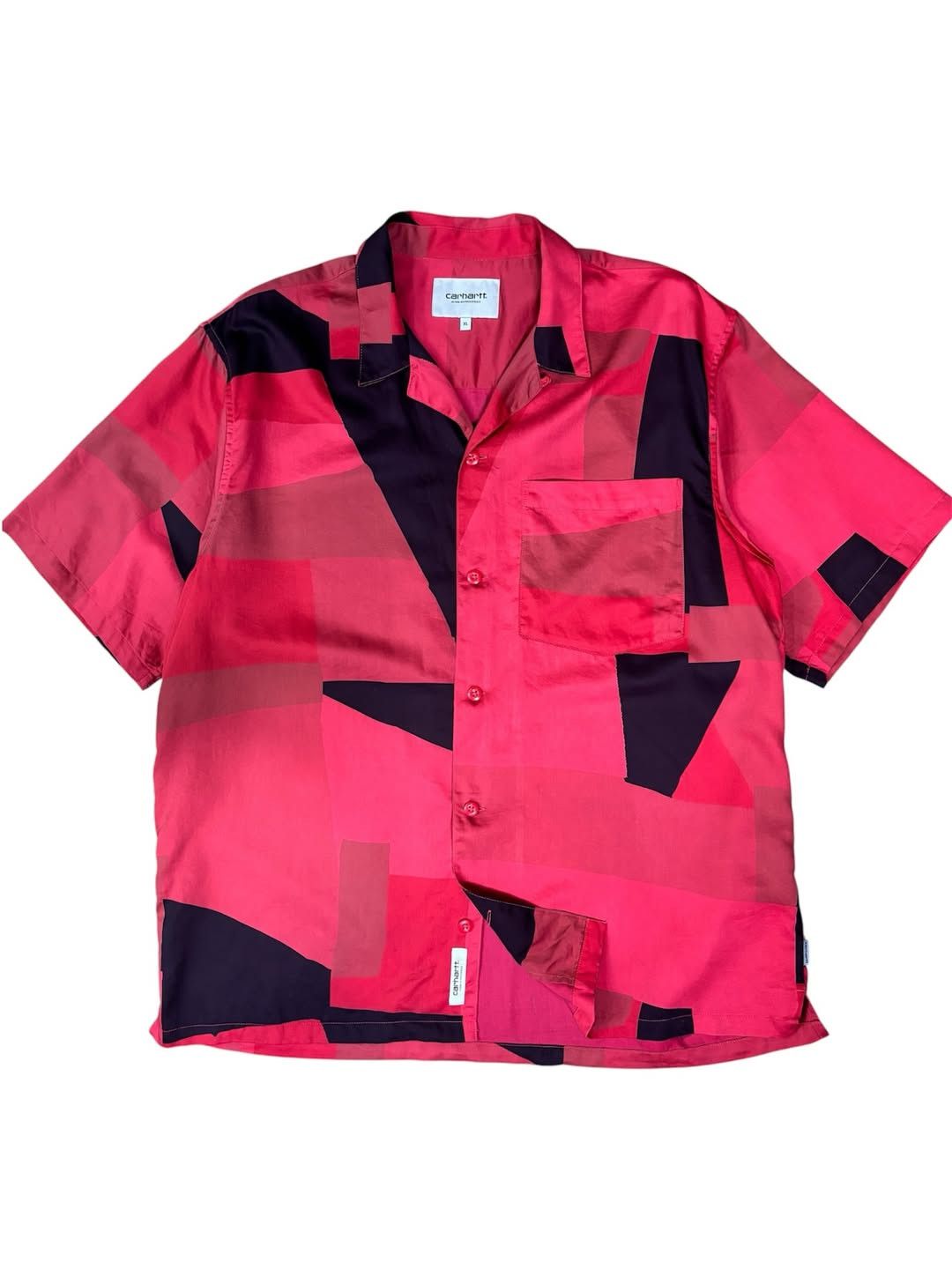 Carhartt Carhartt WIP S/S Geo Shirt – Geo Print / Red Size US L / EU 52-54 / 3 - 1 Thumbnail