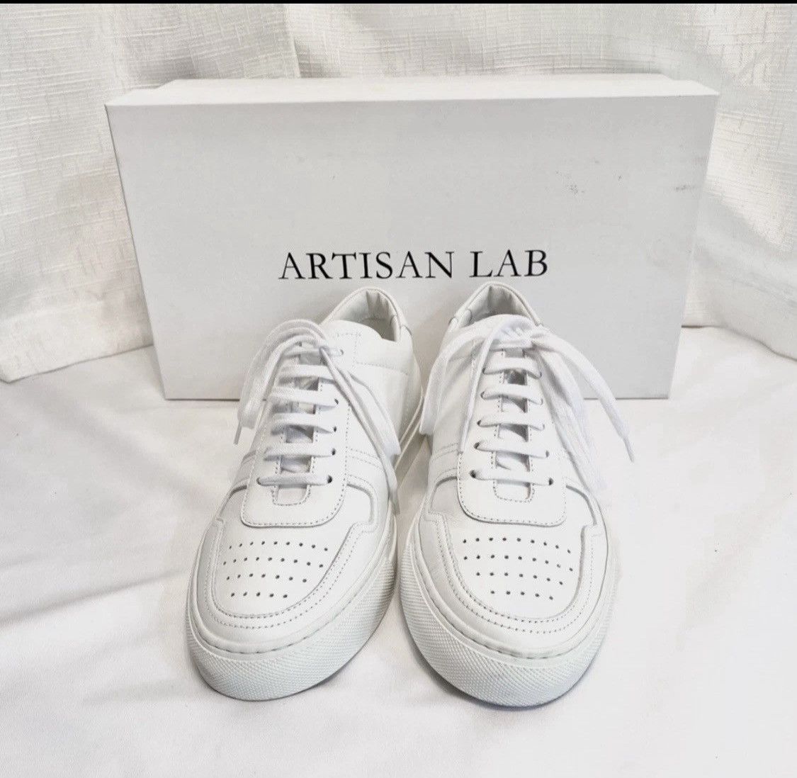 Other Artisan Lab Classic White Leather Sneakers Size 38 EU Size US 8 / IT 38 - 1 Thumbnail