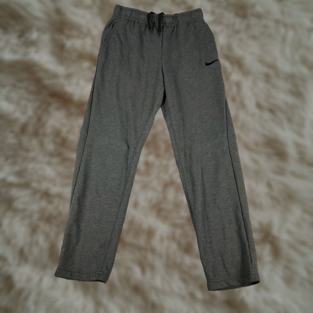 Nike Nike Pants Mens Size Medium Gray Swoosh Track Joggers Sweatpants Size US 31 - 1 Thumbnail