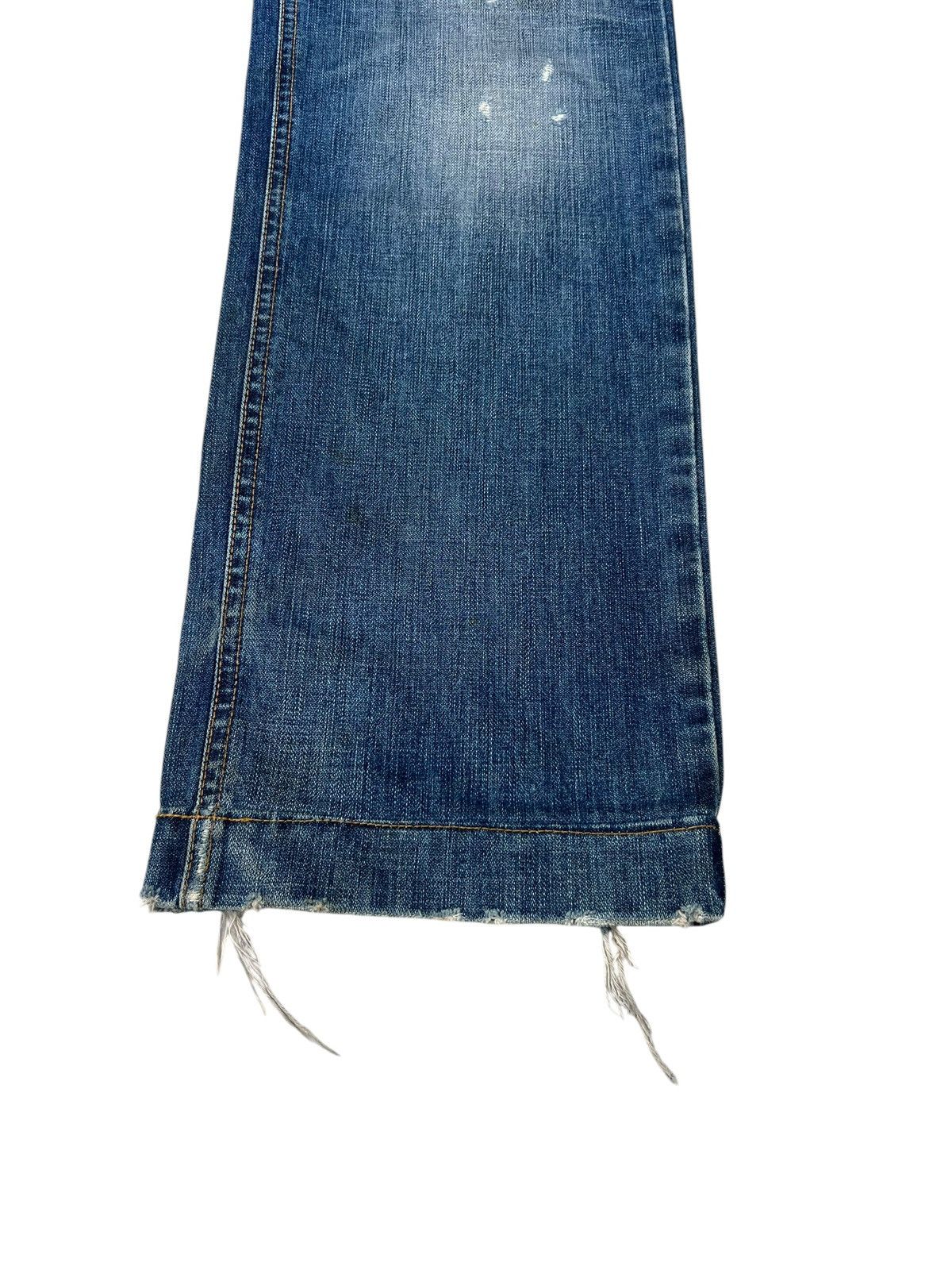 Dolce & Gabbana Vintage 00s Dolce & Gabbana Dirty Mud Distressed Denim Jeans Size US 34 / EU 50 - 11 Thumbnail