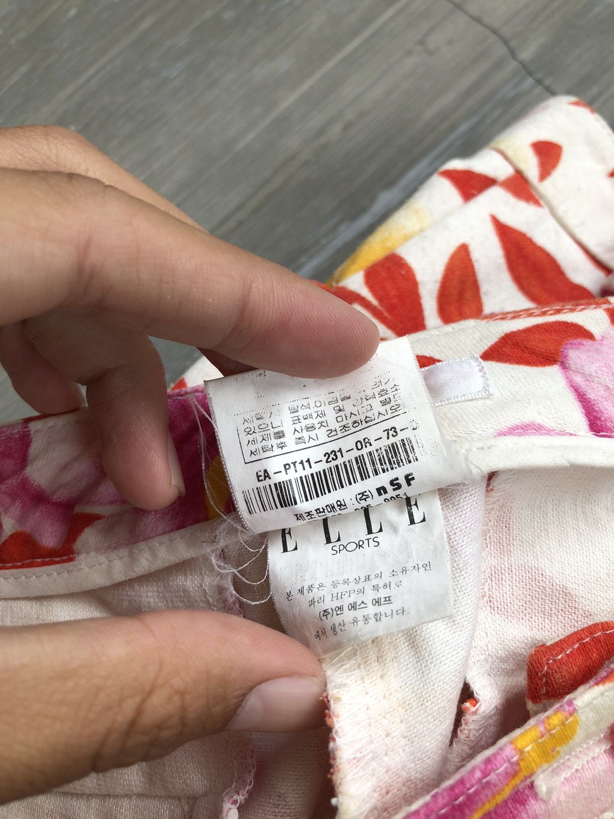 Japanese Brand × Vintage Vintage Elle Sport Flower Pattern Pants Size 30" / US 8 / IT 44 - 9 Thumbnail