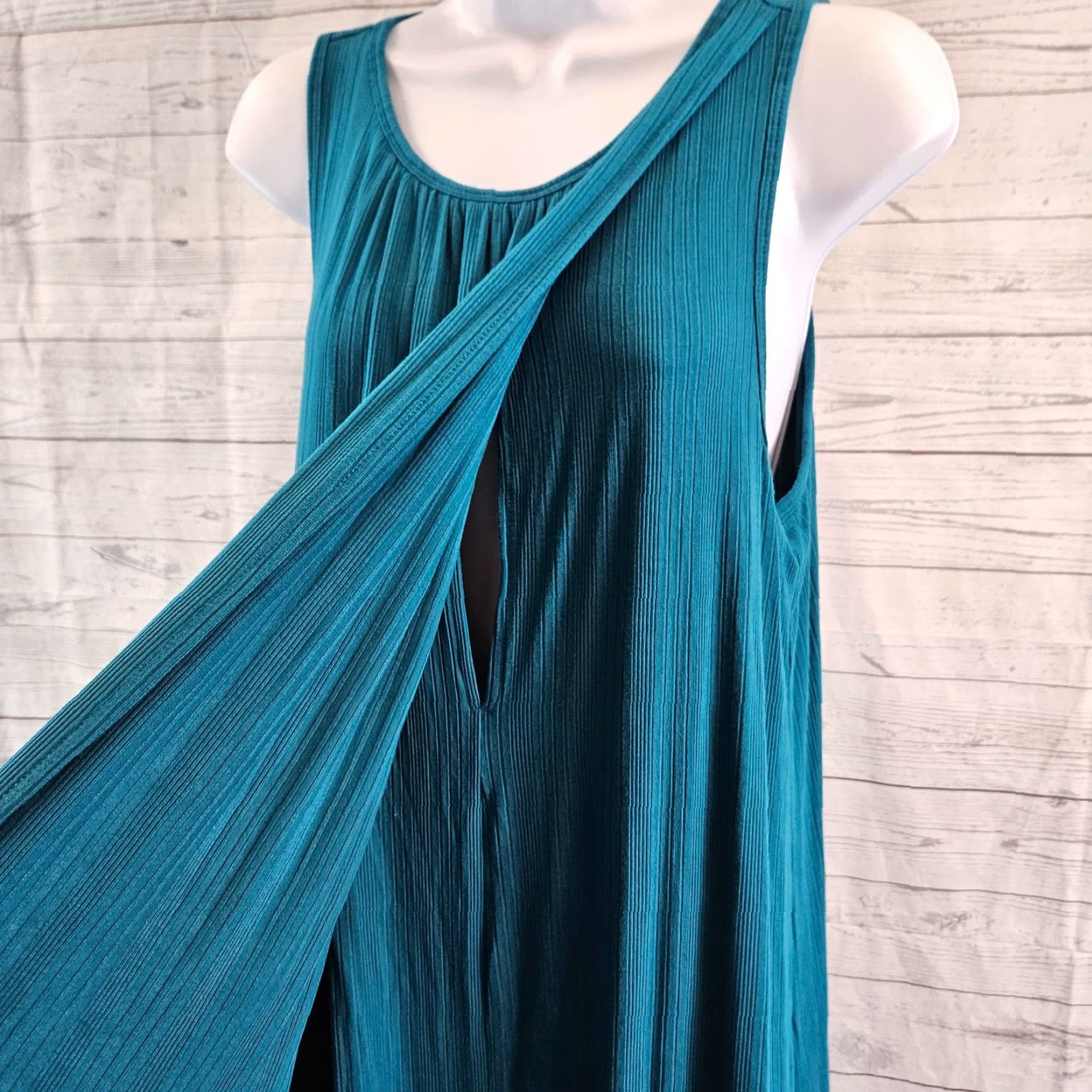 Old Navy Old Navy Maternity Tank Dress Sz Medium Blue Sleeveless Rayon Blend Midi Dress Women’s Maternity Tank Dress Size M / US 6-8 / IT 42-44 - 3 Thumbnail