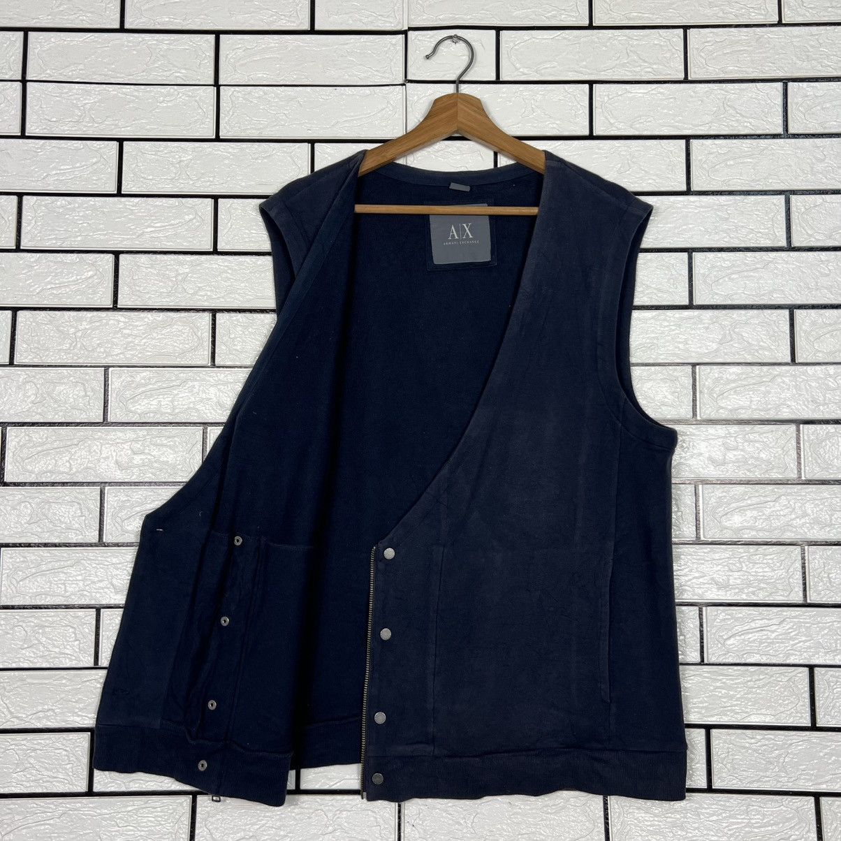 Armani Exchange ARMANI EXCHANGE Asymmetrical Vest #4089-C186 Size US L / EU 52-54 / 3 - 7 Thumbnail