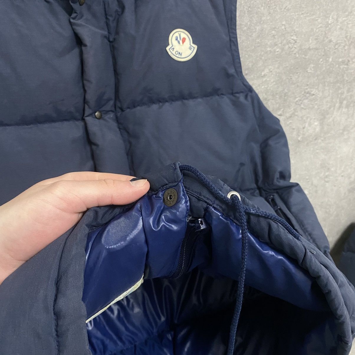 Moncler Vintage 80s Moncler Grenoble Puffer / Vest Jacket 2in1 Size US L / EU 52-54 / 3 - 11 Thumbnail