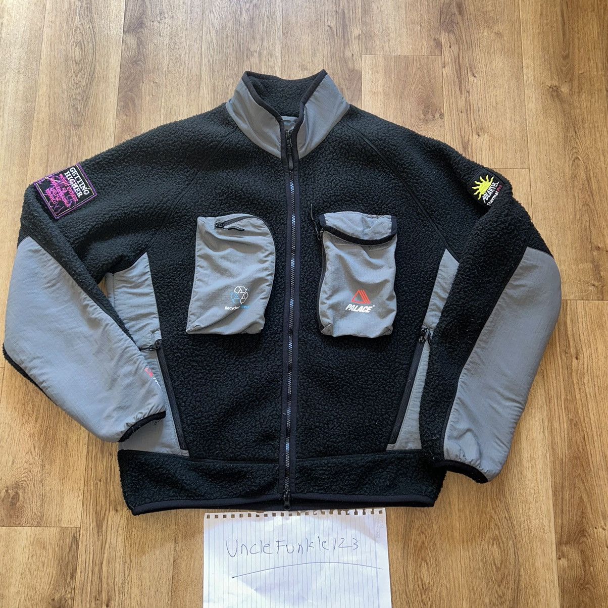 Palace Polartec Go-Go Jacket Black - Outerwear 