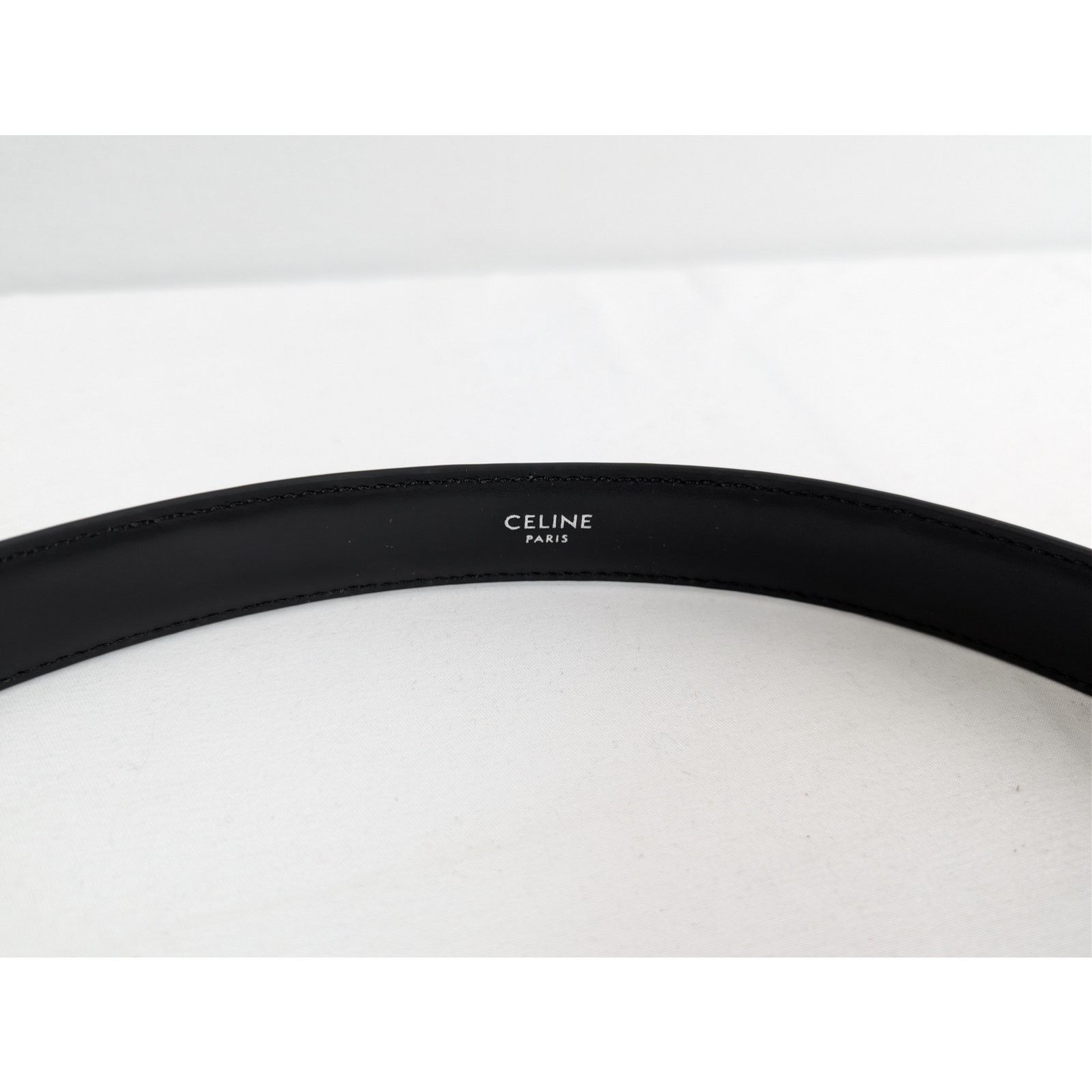 Celine o1rshd1 Size: 90 / BC-14 25MM Belt in Taurillon Leather Size 36 - 6 Thumbnail