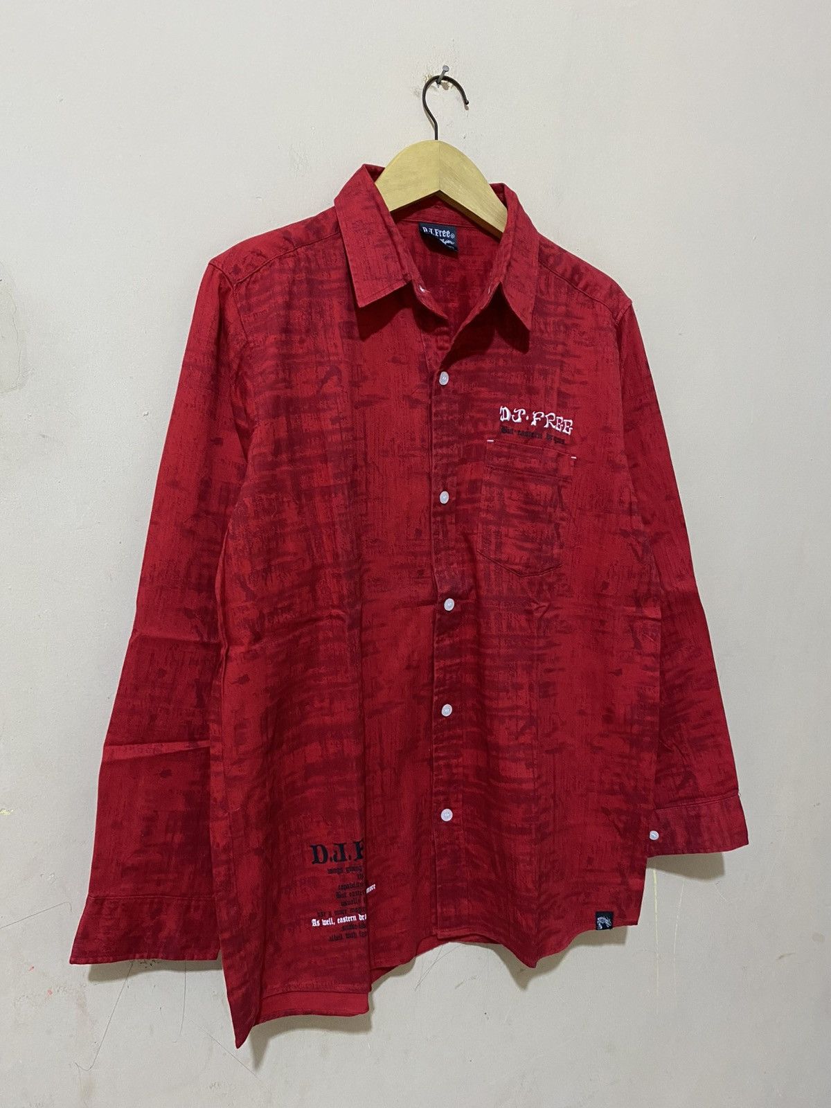 If Six Was Nine Y2K Dj Free Poem Vkei Japanese Button Shirt Size US L / EU 52-54 / 3 - 2 Thumbnail