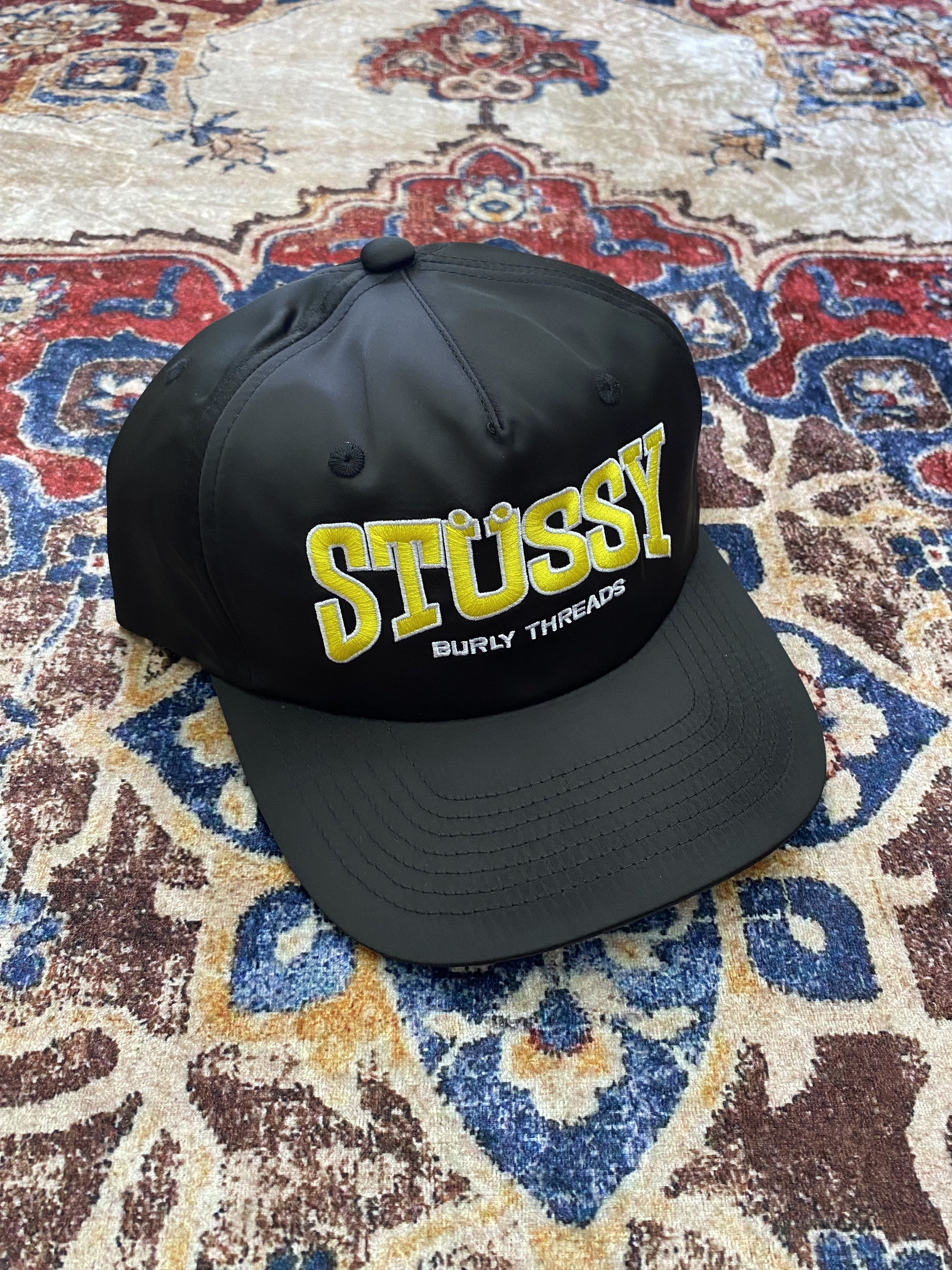 Stussy Stussy MD Burly Threads Cap - Black Size ONE SIZE - 1 Thumbnail