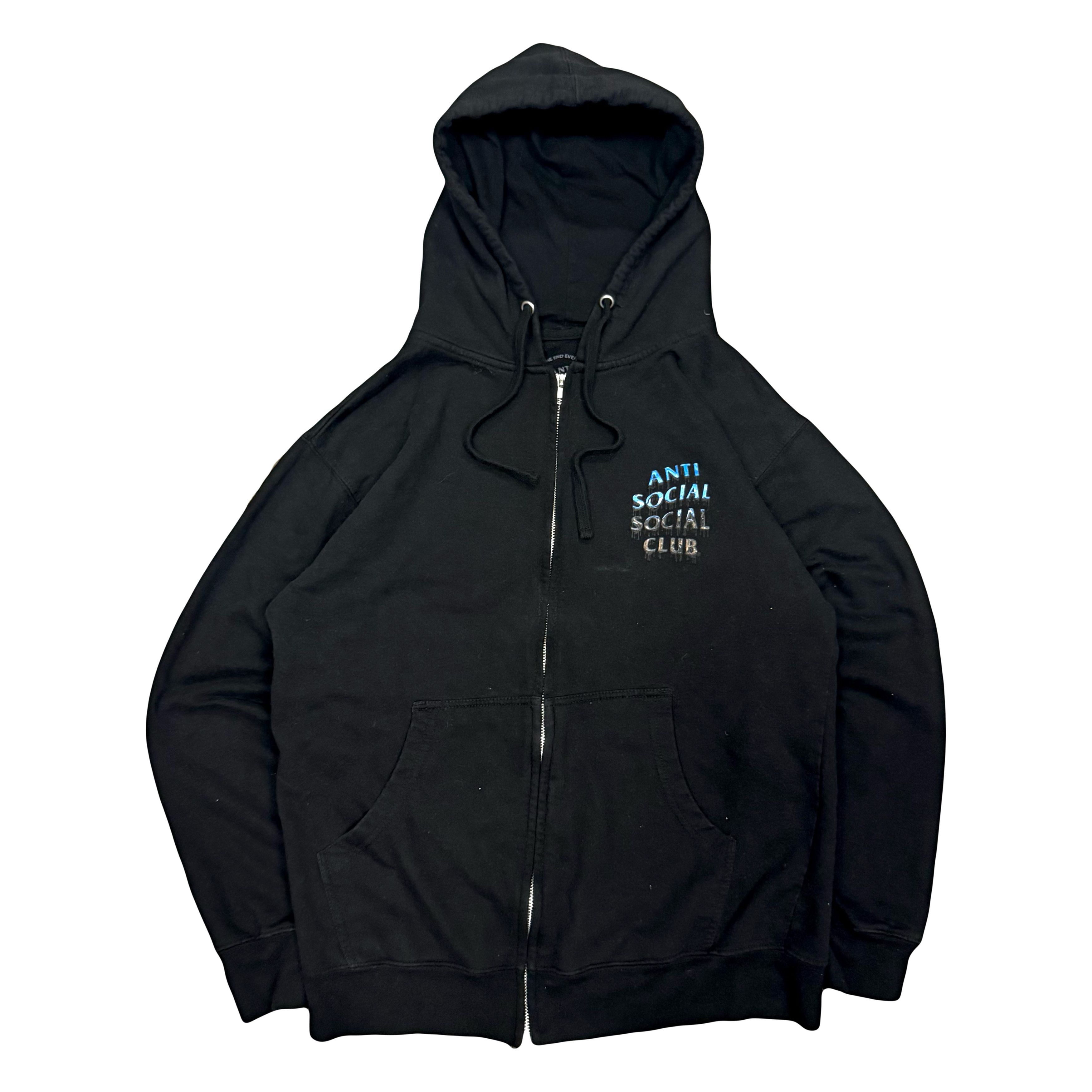 Anti Social Social Club × Designer Anti Social Social Club F/W 22 Mind Melt Full Zip Hoodie Size US M / EU 48-50 / 2 - 2 Thumbnail