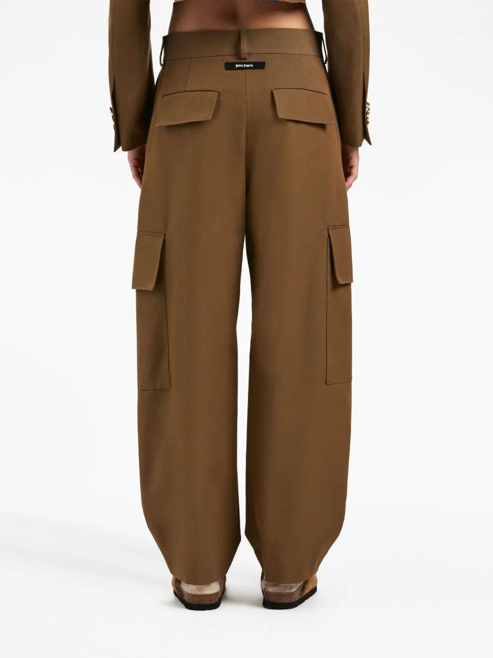 Palm Angels o1y1125 Cargo Pant in Camel Size 28" / US 6 / IT 42 - 4 Thumbnail
